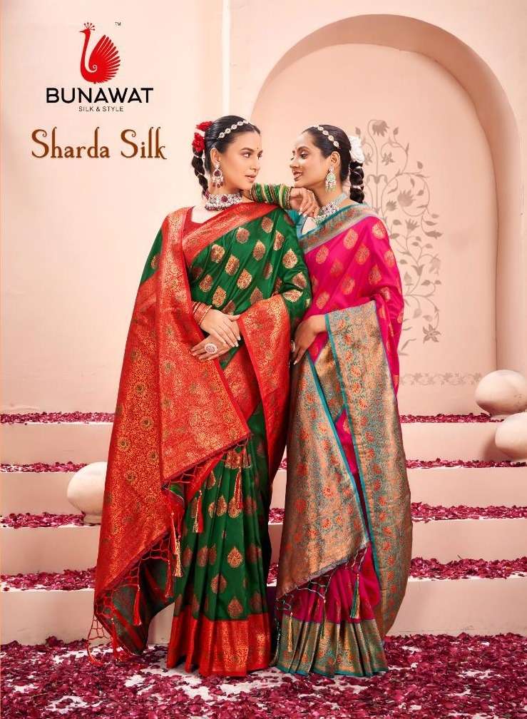 BUNAWAT SHARDA SILK saree Wholesale catalog