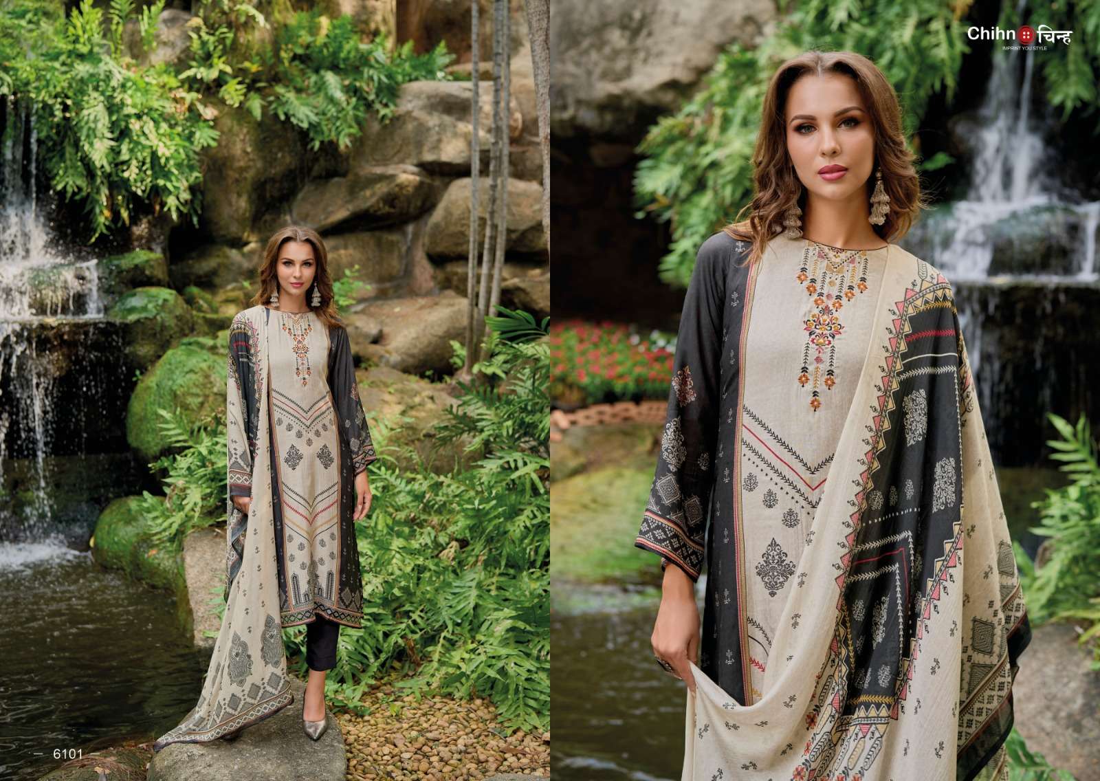 CHIHN SHEZAN Salwar Kameez Wholesale catalog