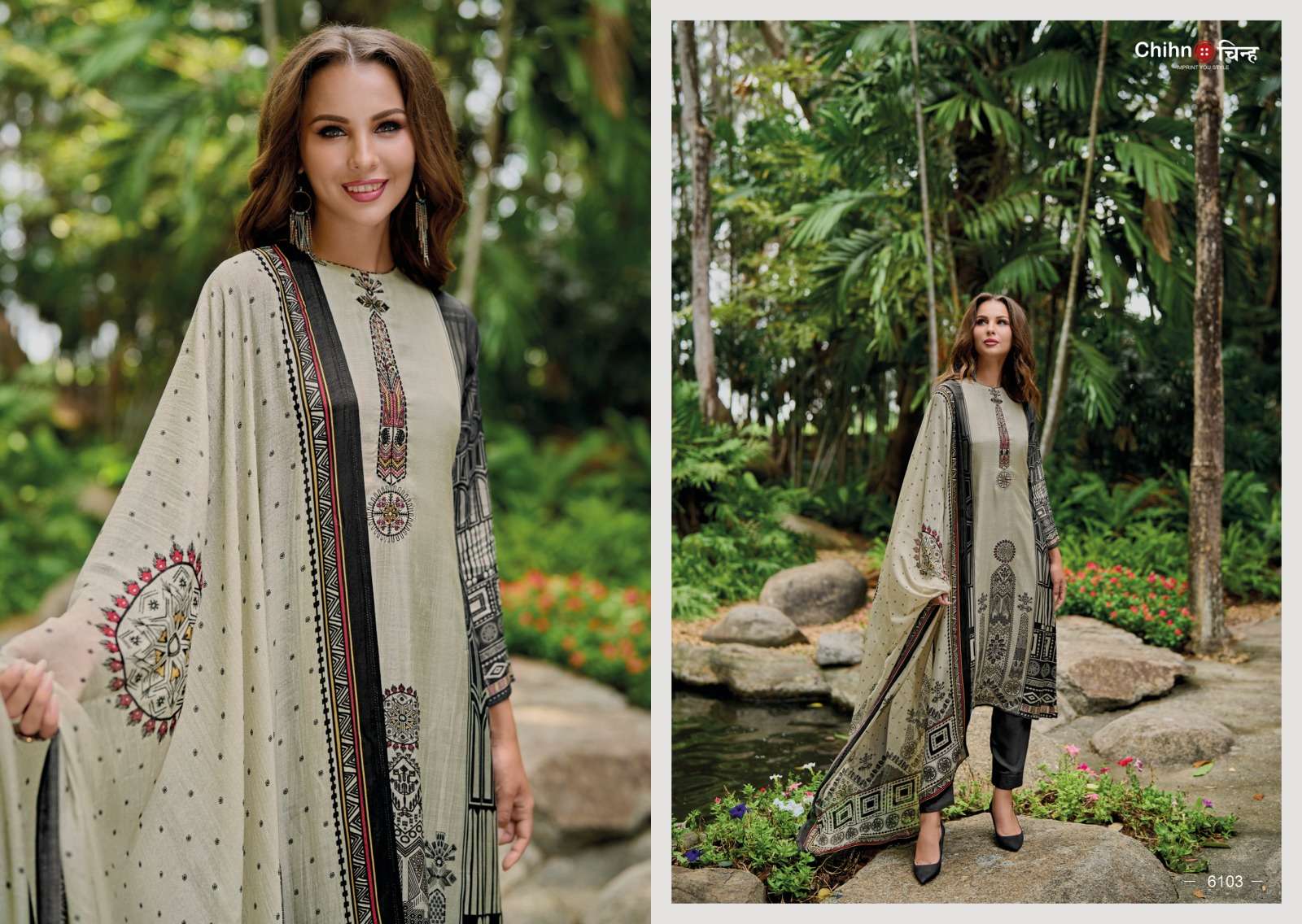CHIHN SHEZAN Salwar Kameez Wholesale catalog
