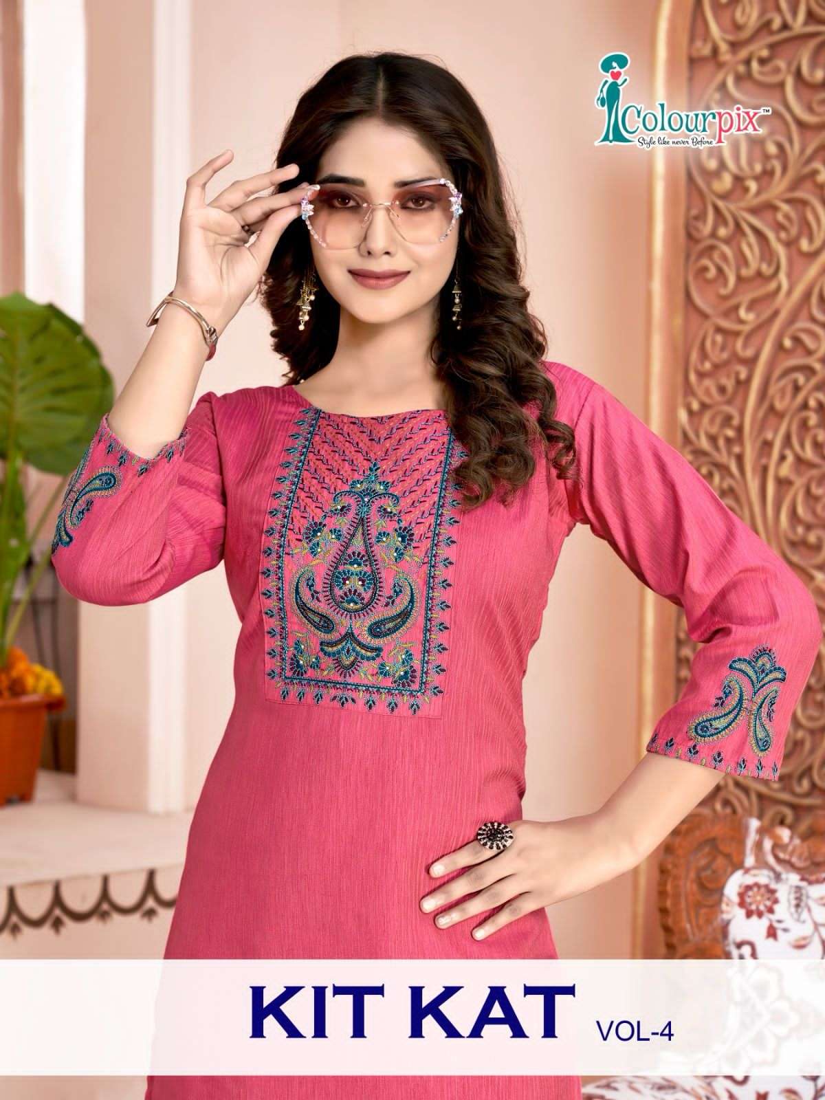 COLOURPIX  Kit kat  vol.4 Kurti Wholesale catalog