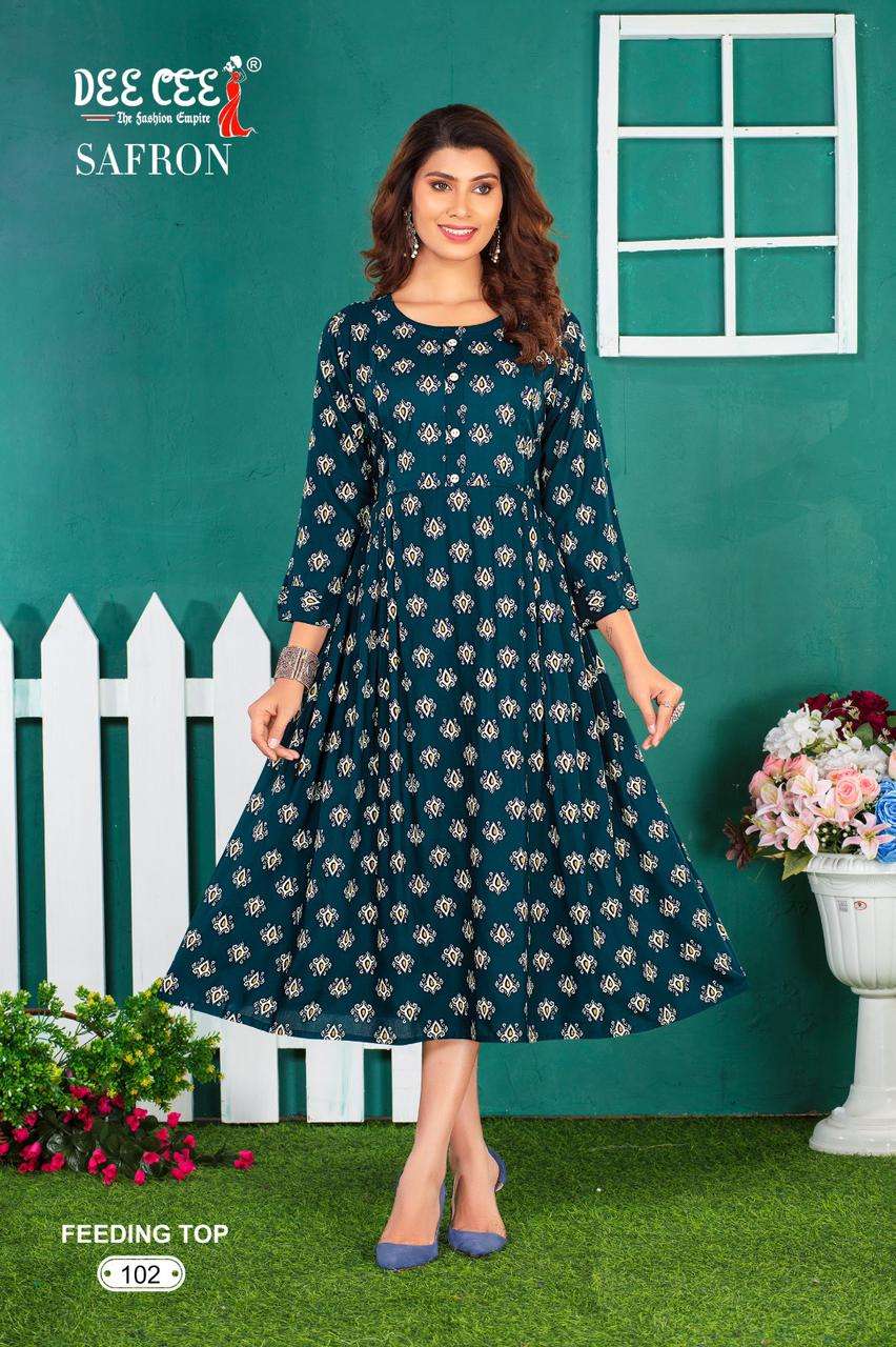 DEECEE SAFRON Kurti Wholesale catalog