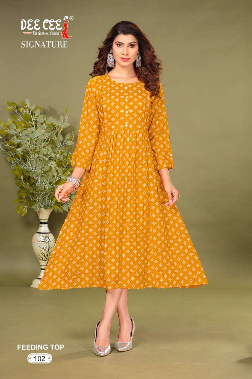 DEECEE SIGNATURE Kurti Wholesale catalog