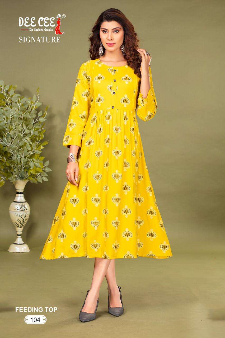 DEECEE SIGNATURE Kurti Wholesale catalog