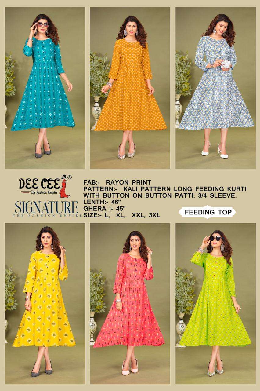 DEECEE SIGNATURE Kurti Wholesale catalog