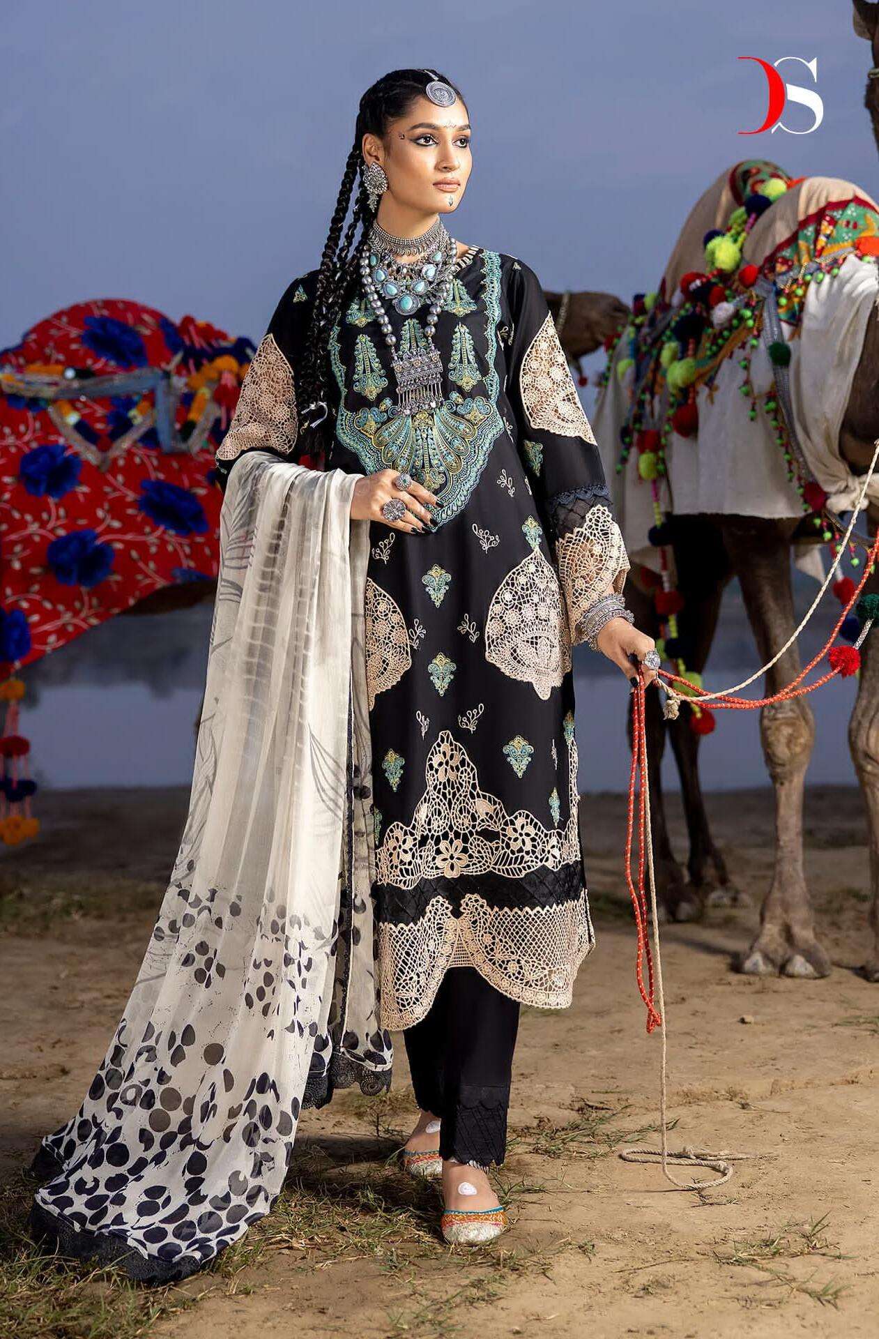 Deepsy Adan Libas 24 Chiffon Dupatta Salwar Kameez Wholesale catalog