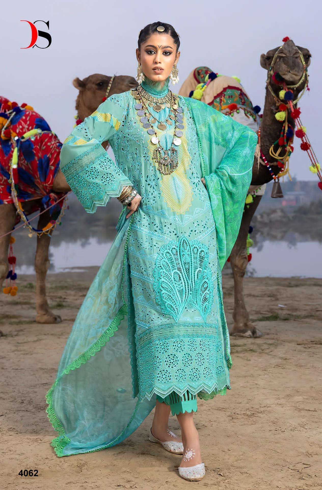Deepsy Adan Libas 24 Cotton Dupatta Salwar Suit Wholesale catalog