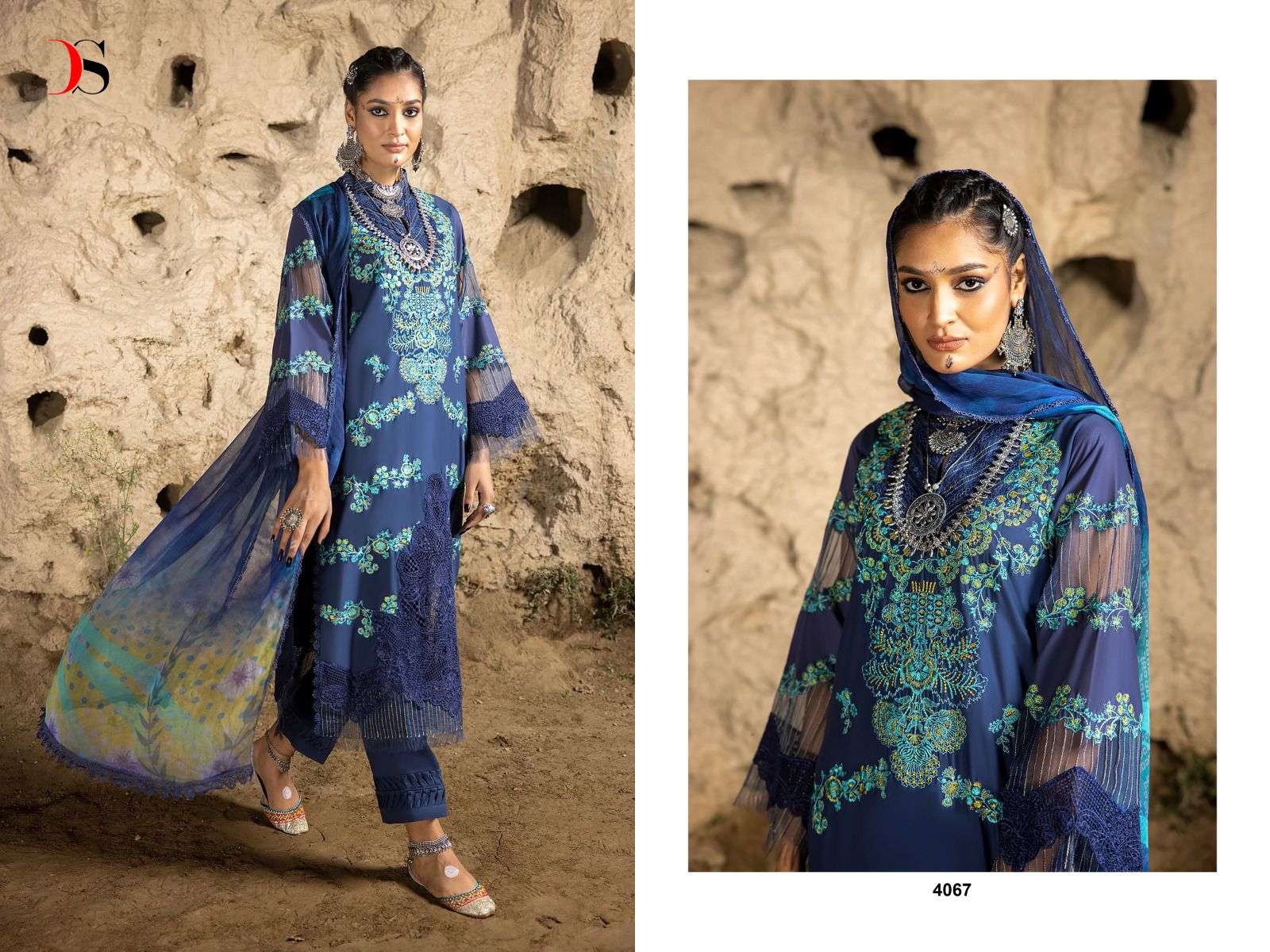 Deepsy Adan Libas Super Hit 24 Cotton Dupatta Salwar Suit Wholesale catalog