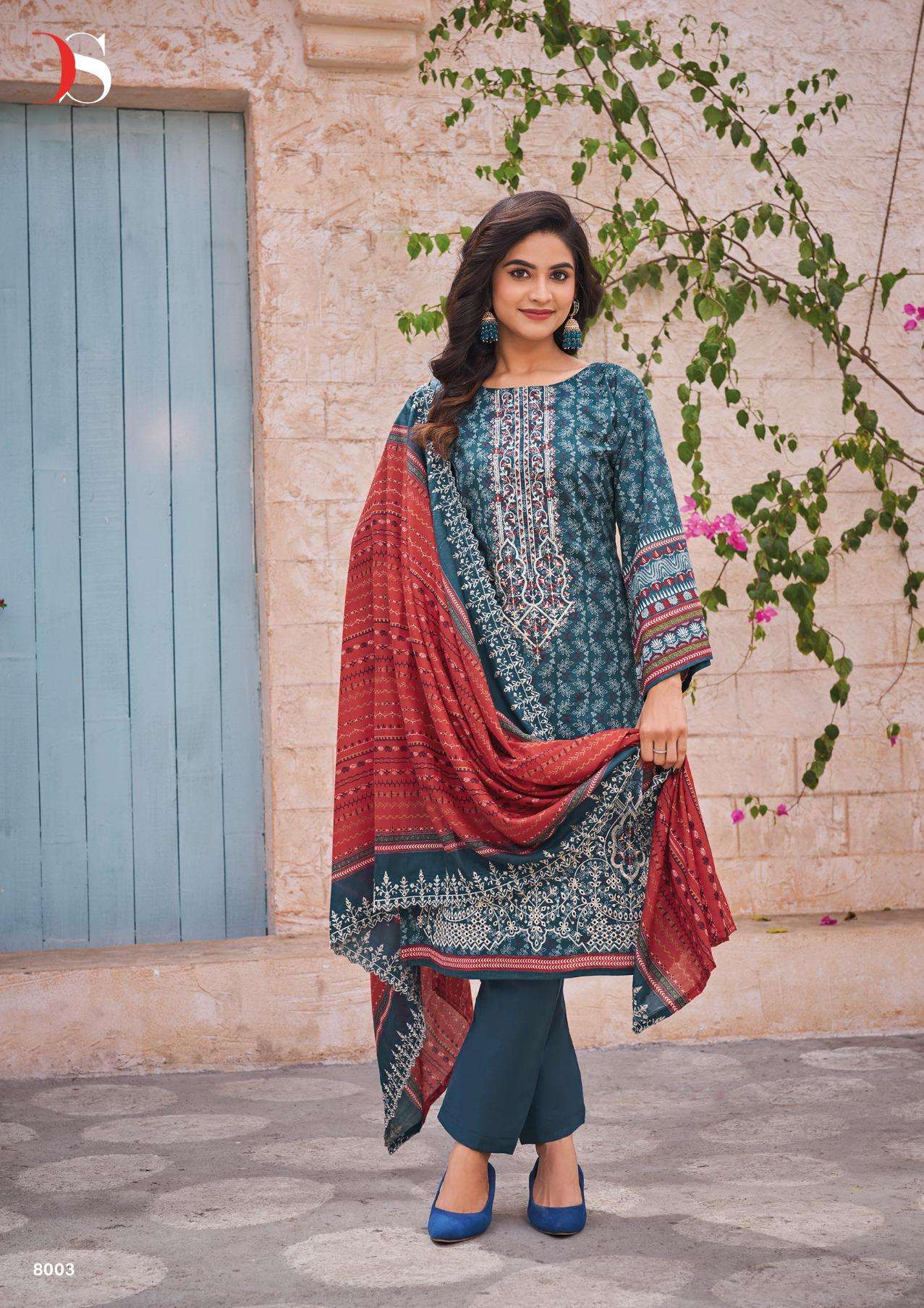 Deepsy Bin Saeed 8 Lawn Collection Salwar Kameez Wholesale catalog