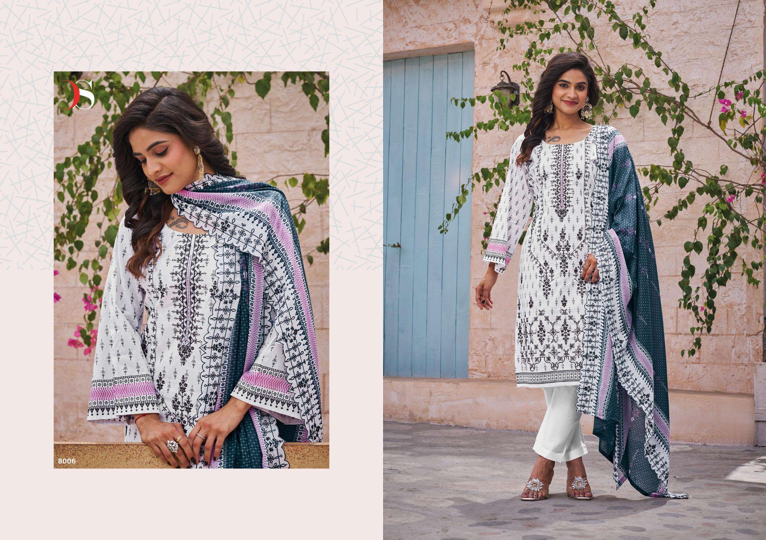 Deepsy Bin Saeed 8 Lawn Collection Salwar Kameez Wholesale catalog