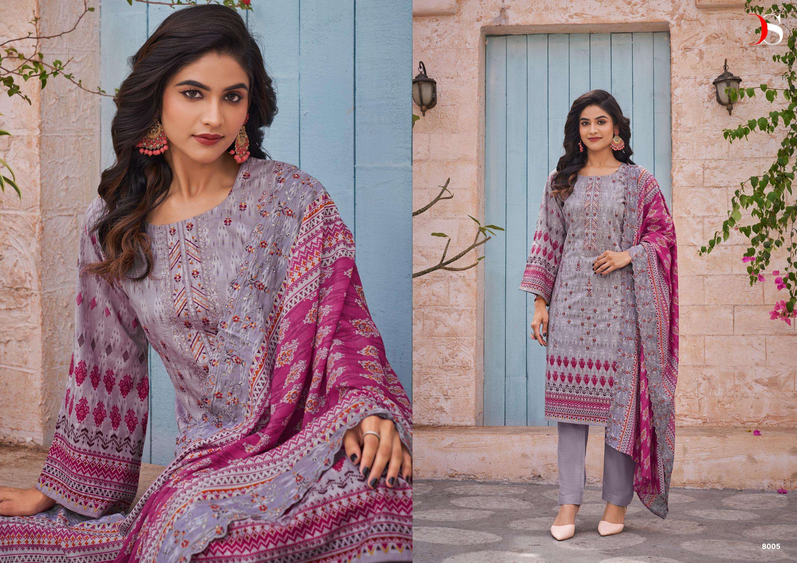 Deepsy Bin Saeed 8 Lawn Collection Salwar Kameez Wholesale catalog