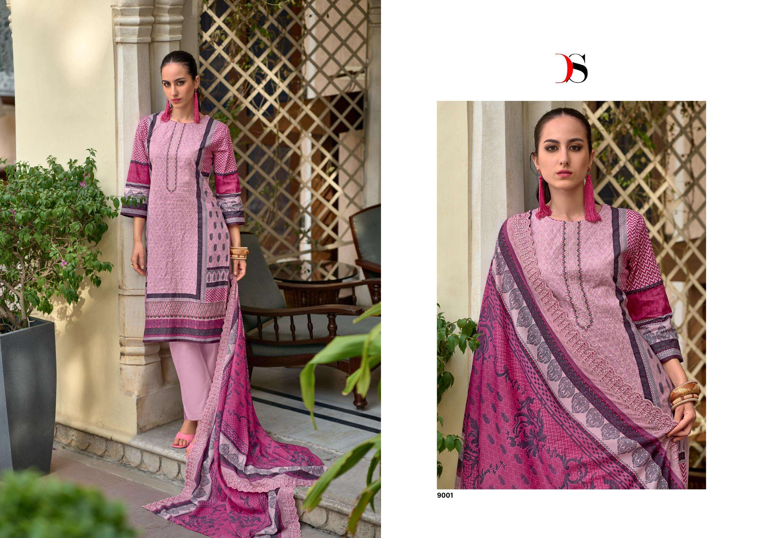 Deepsy Bin Saeed 9 Lawn Collection Salwar Kameez Wholesale catalog