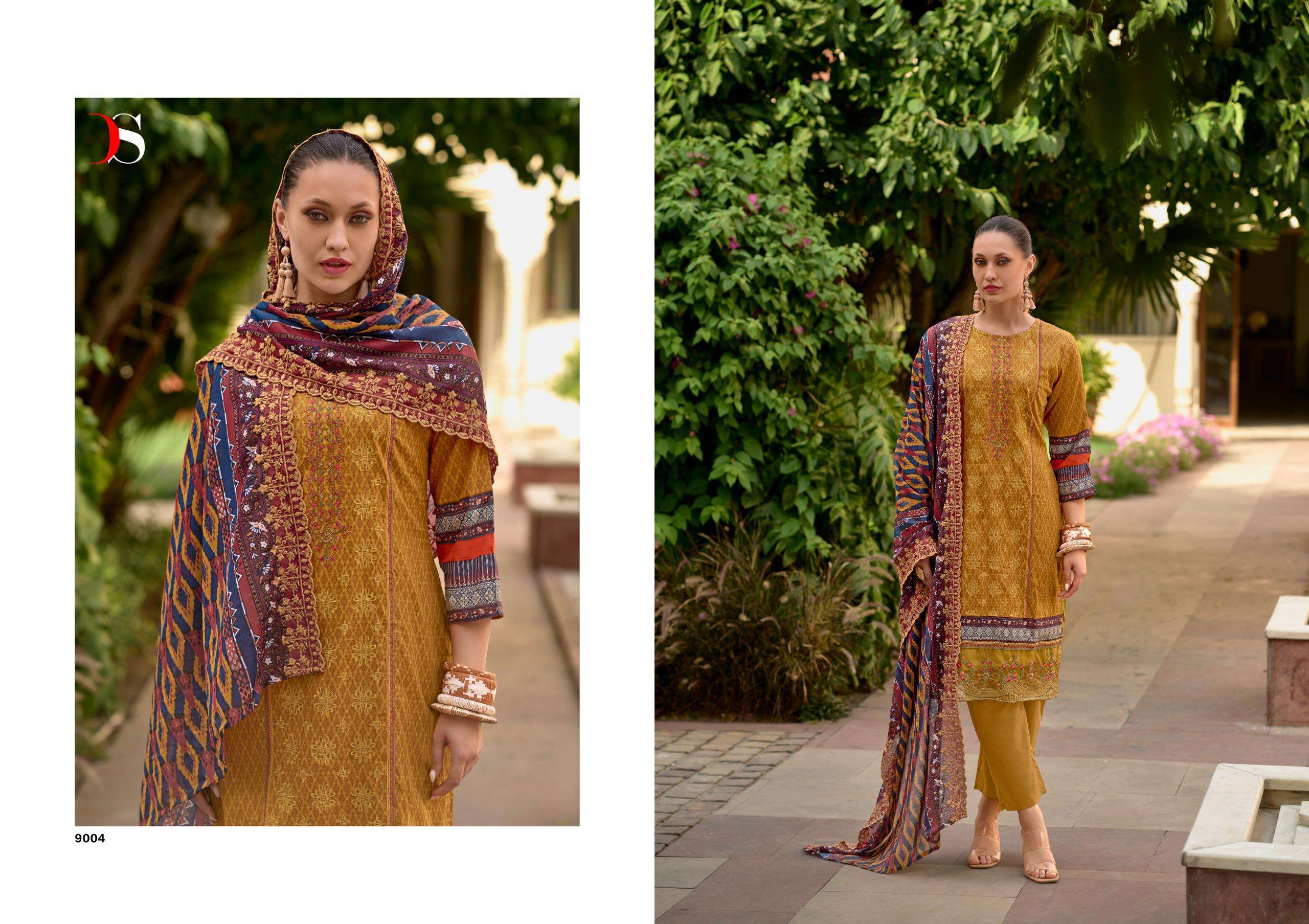 Deepsy Bin Saeed 9 Lawn Collection Salwar Kameez Wholesale catalog