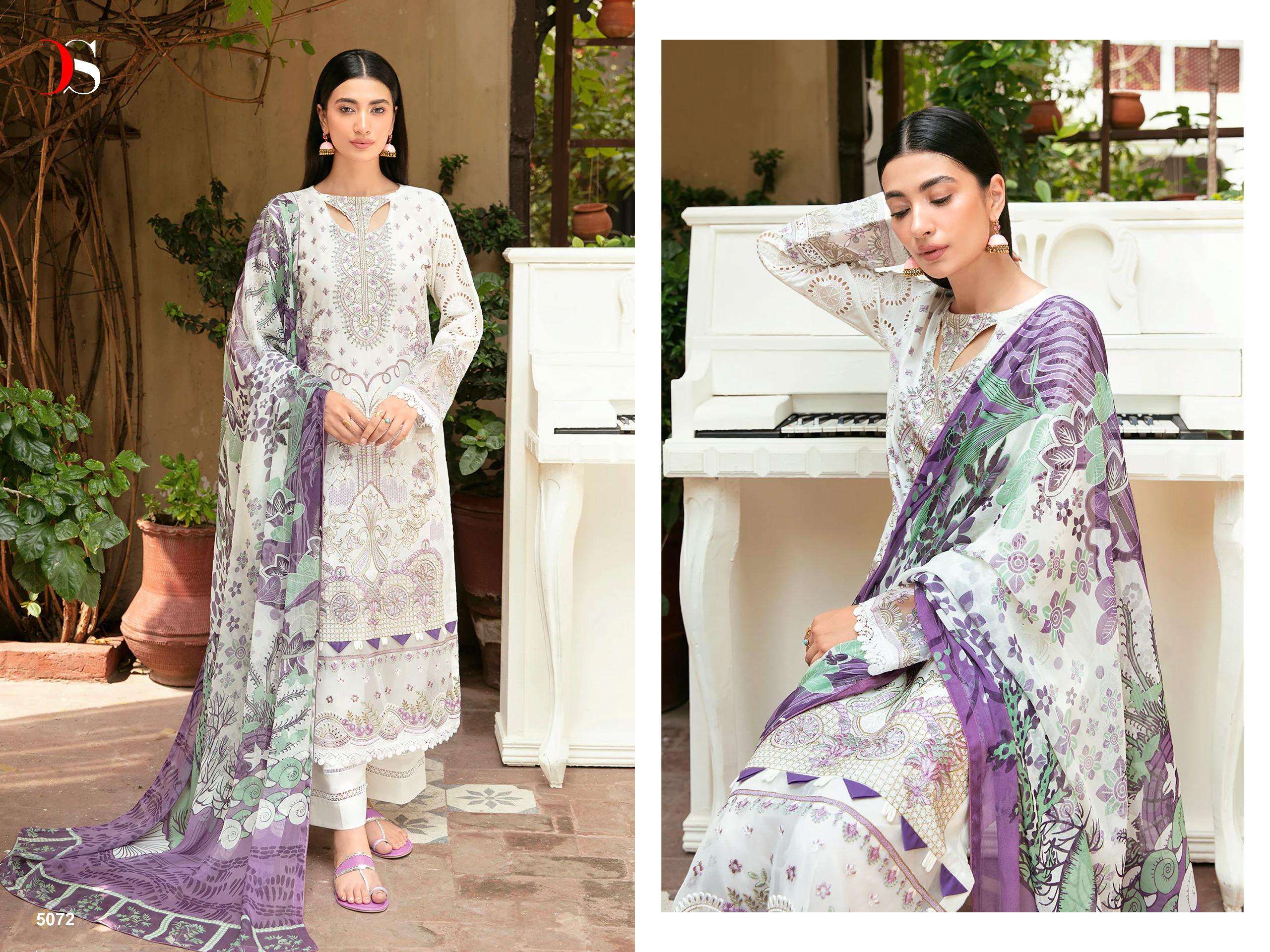 Deepsy Cheveron 12 Chiffon Dupatta Pakistani Suit Wholesale Catalog