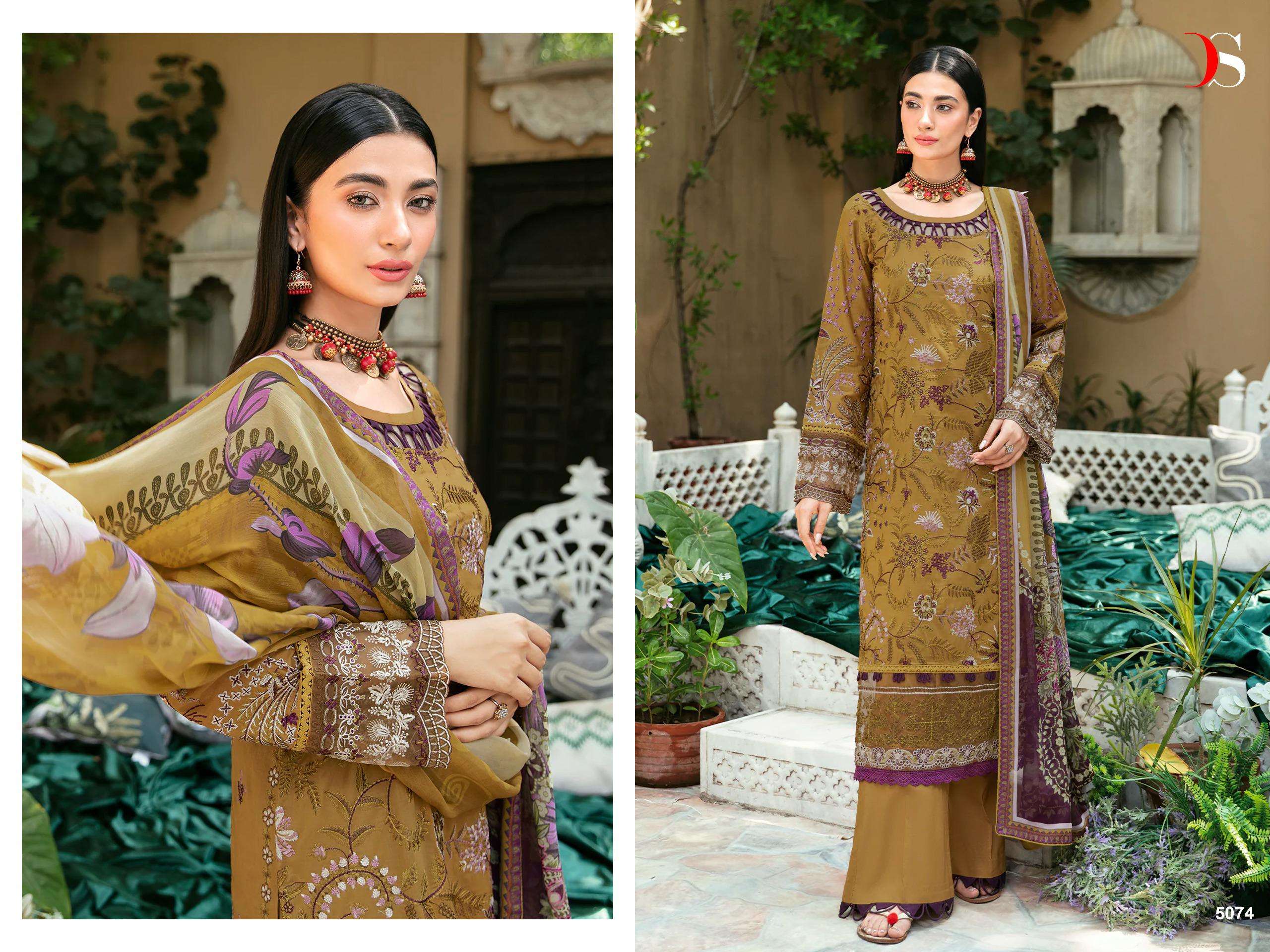 Deepsy Cheveron 12 Chiffon Dupatta Pakistani Suit Wholesale Catalog