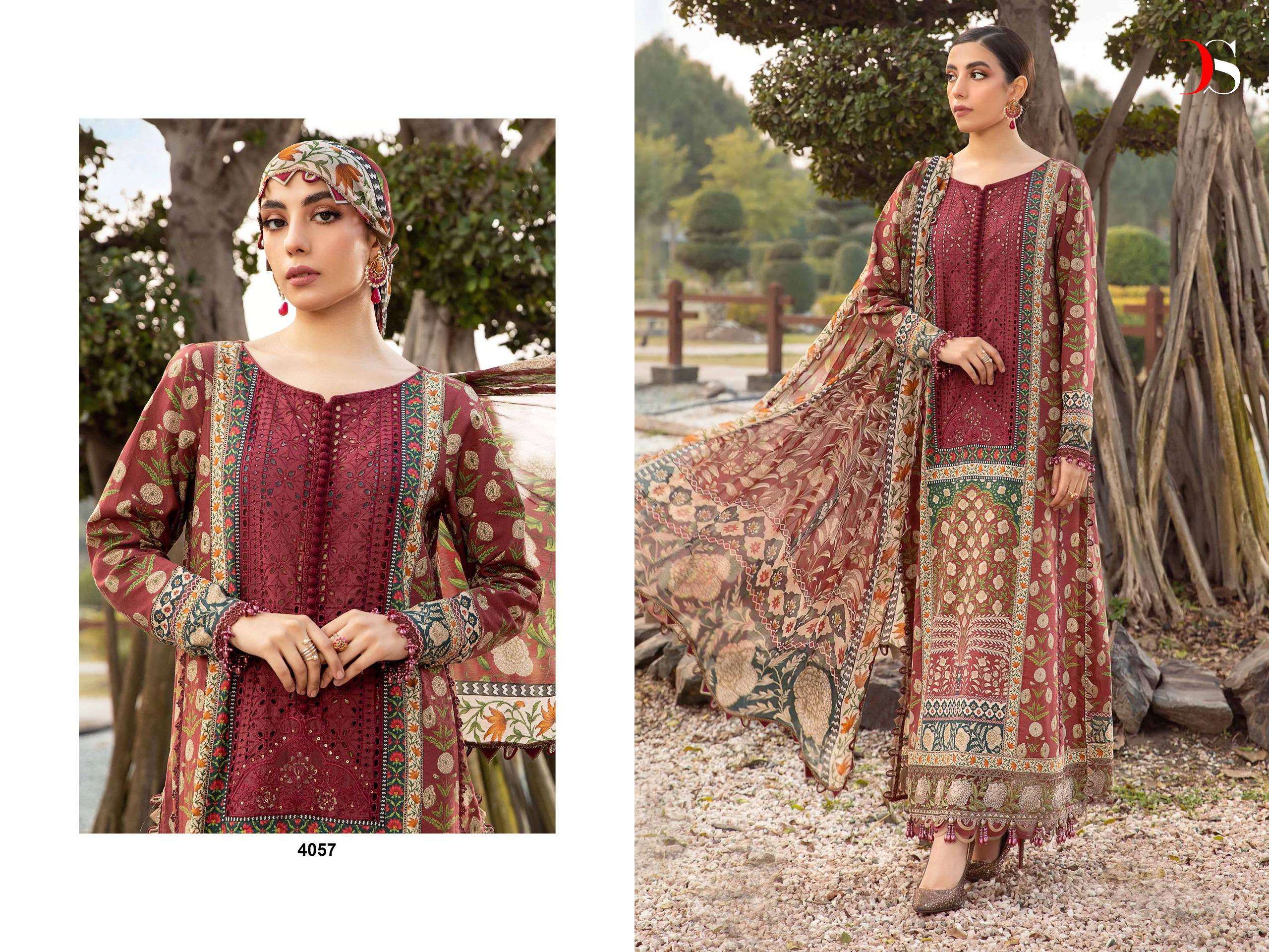 Deepsy Maria B MPrints 24 Chiffon Dupatta Salwar Kameez Wholesale catalog
