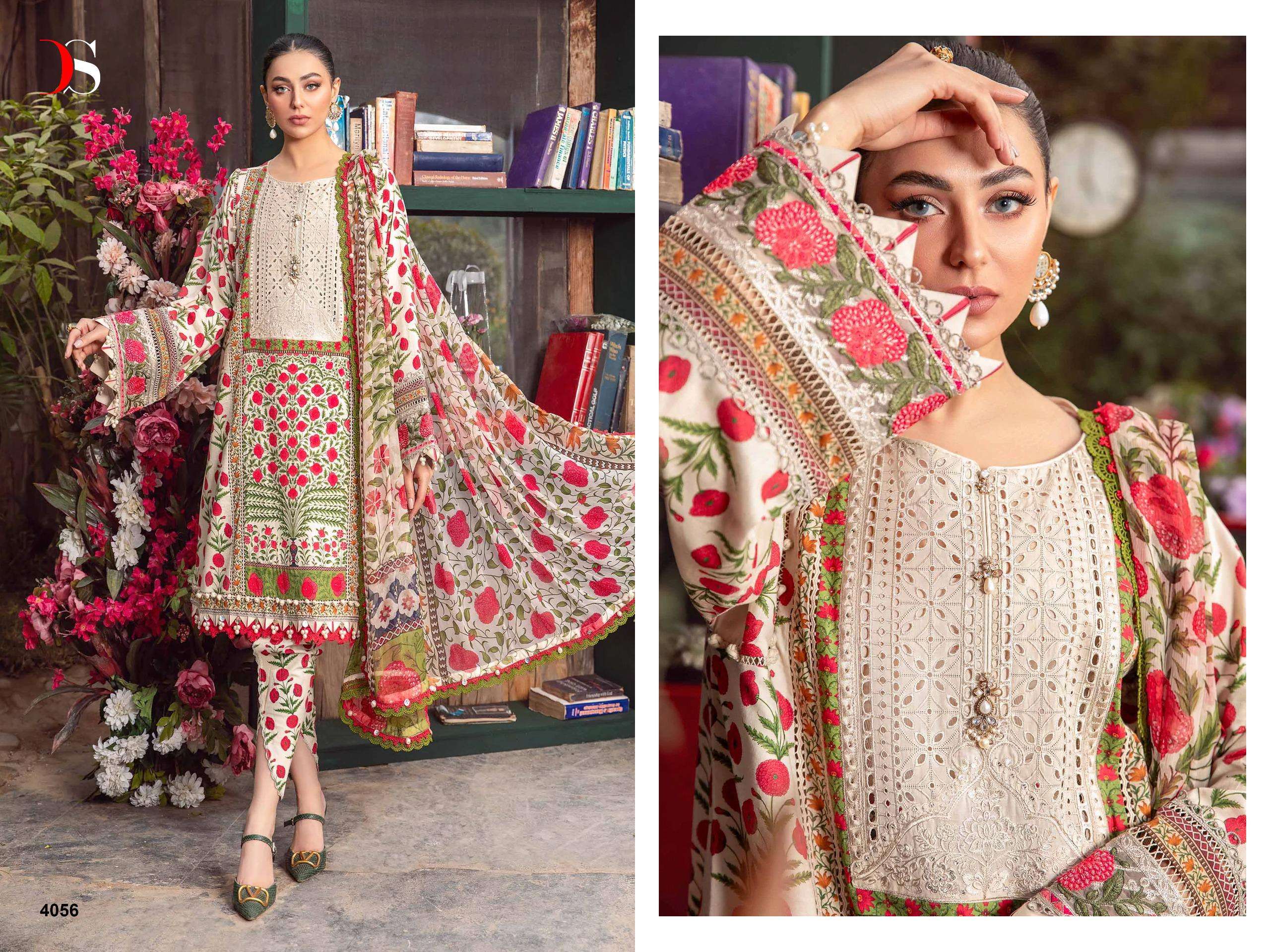 Deepsy Maria B MPrints 24 Chiffon Dupatta Salwar Kameez Wholesale catalog