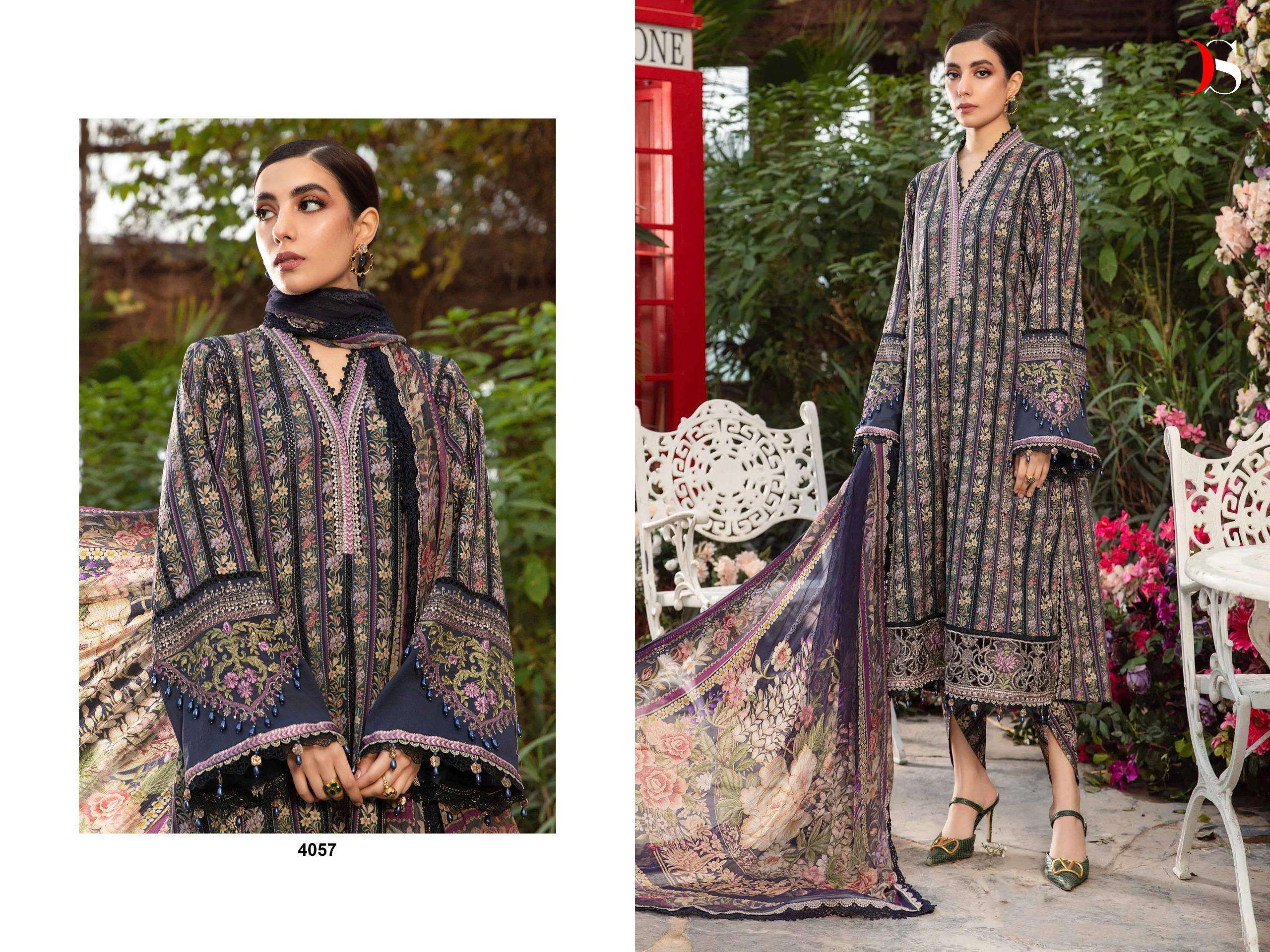 Deepsy Maria B MPrints 24 Chiffon Dupatta Salwar Kameez Wholesale catalog