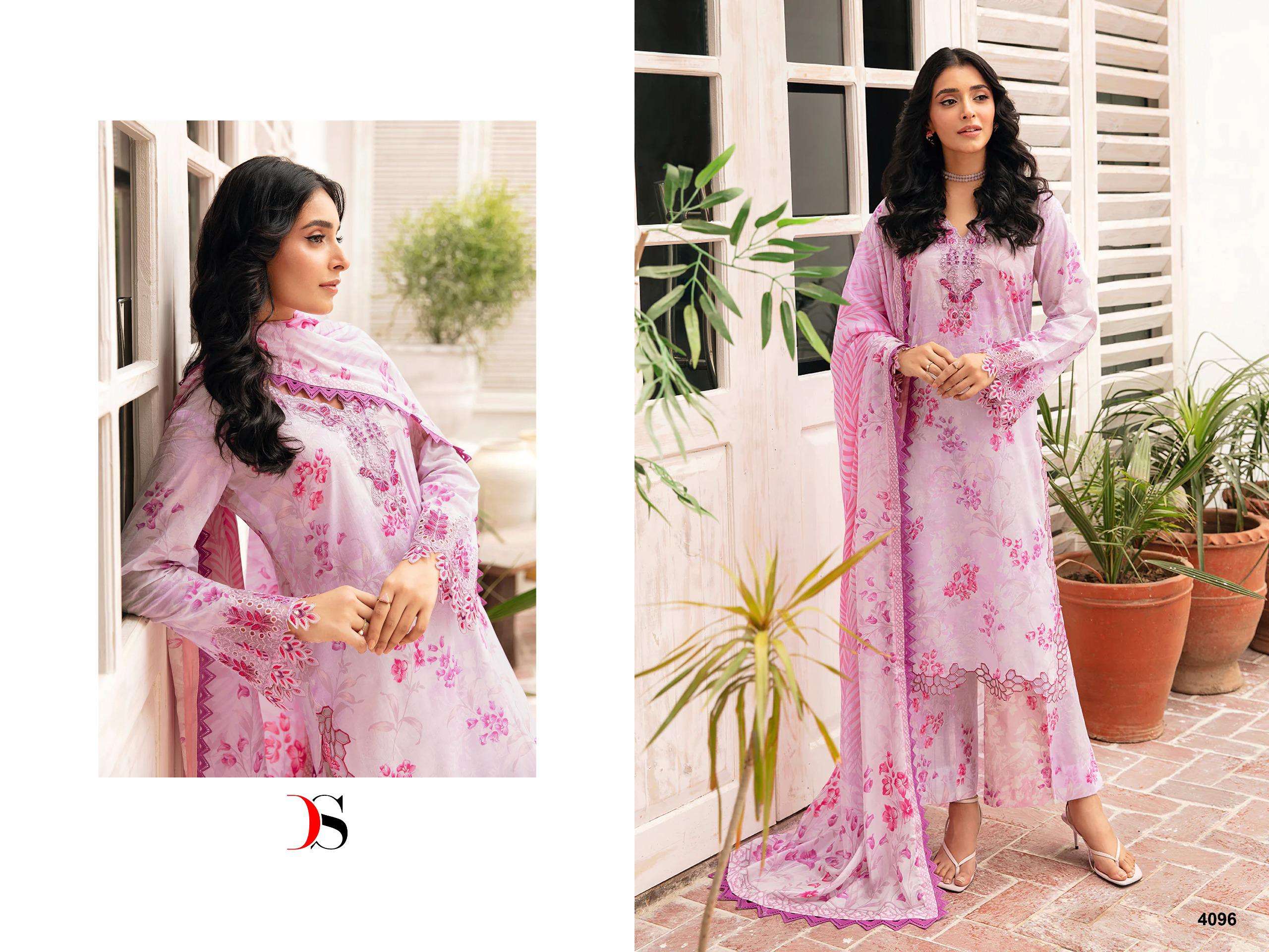 Deepsy Ramsha Rangrez 24 Cotton Dupatta Salwar Suits Wholesale catalog