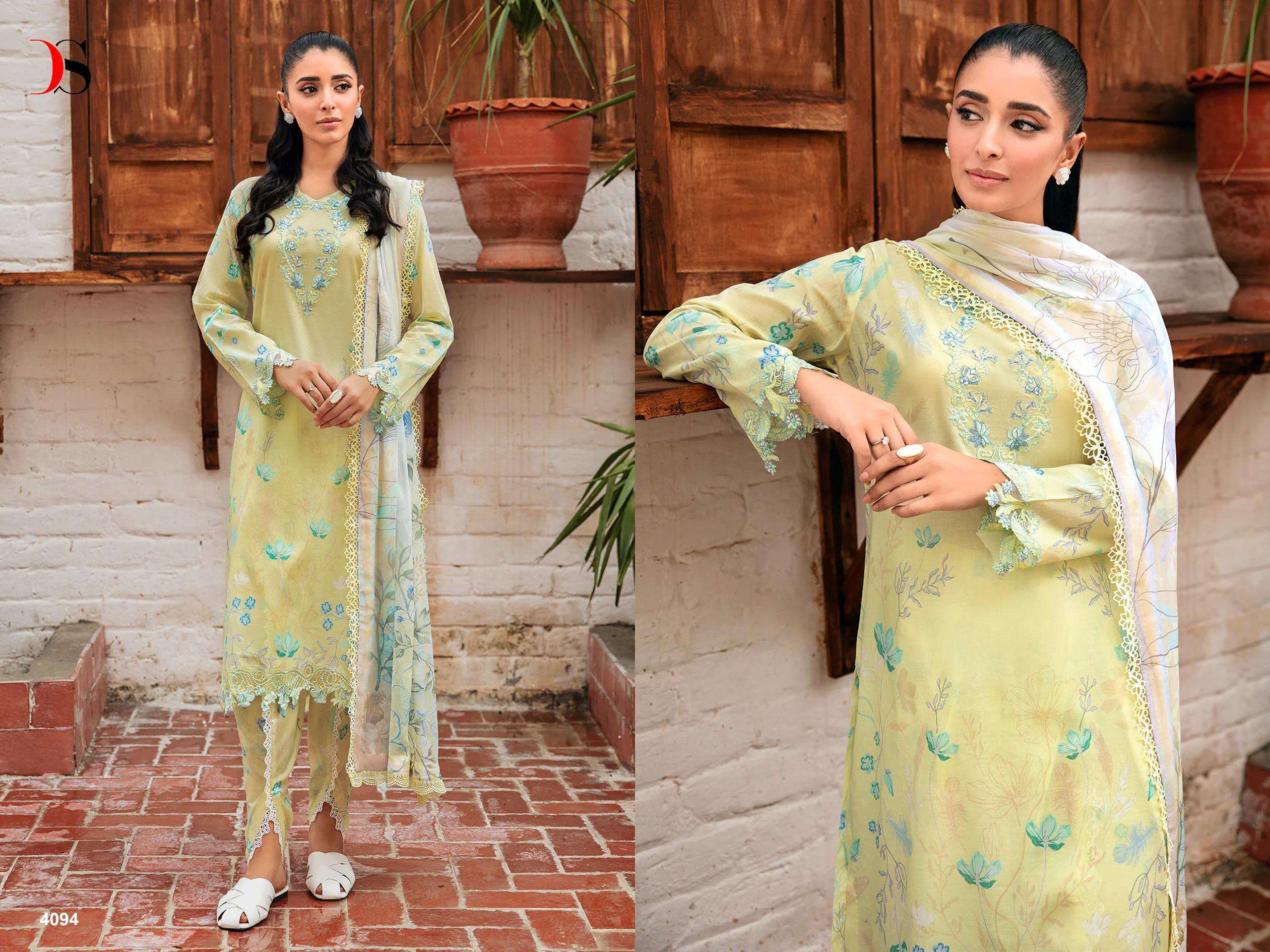 Deepsy Ramsha Rangrez 24 Cotton Dupatta Salwar Suits Wholesale catalog