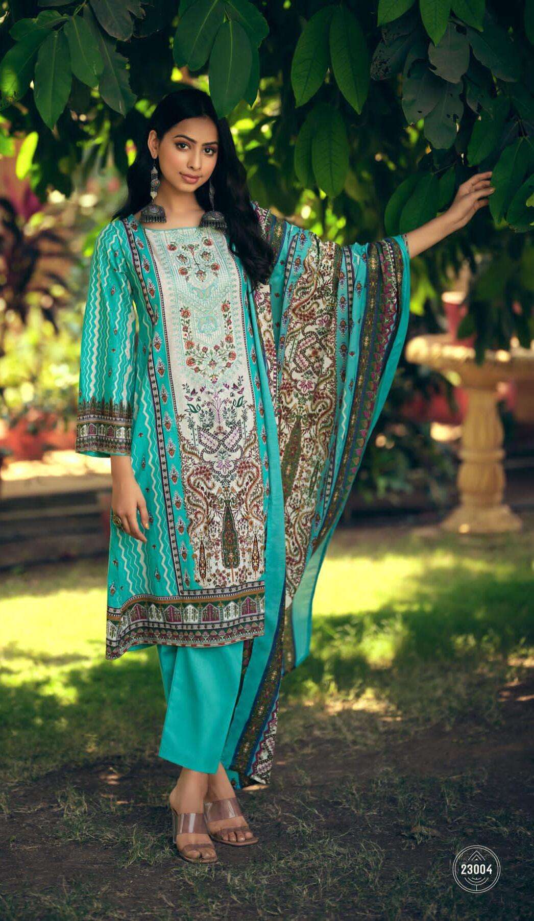 Deepsy Signature Embroidered Cotton Dupatta Salwar Suits Wholesale catalog