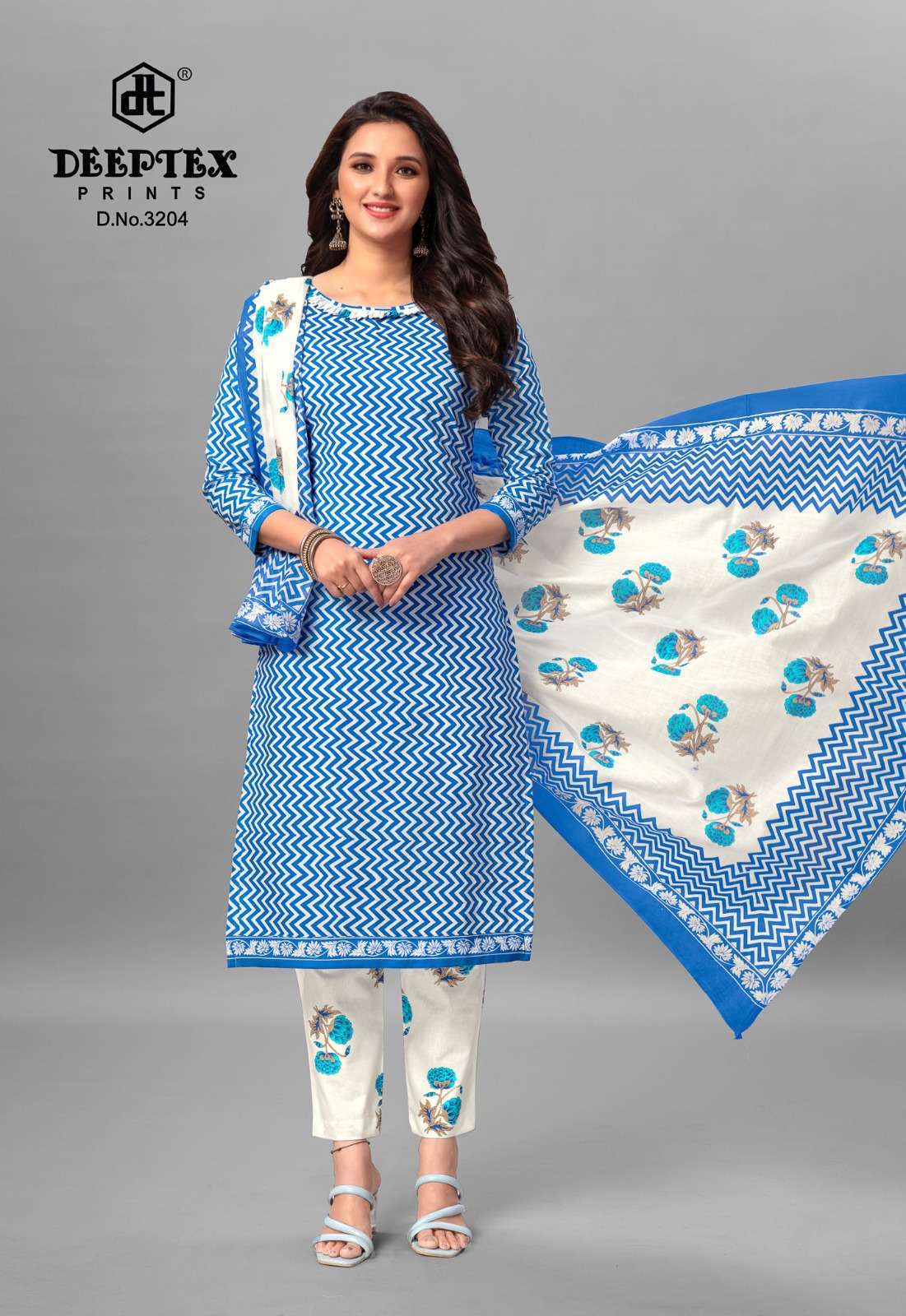 Deeptex Chief Guest Vol-32- Cotton Dress Material Wholesale Catalog