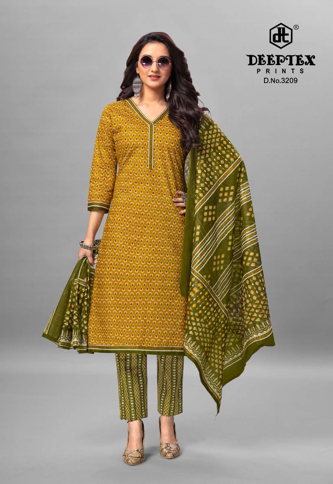 Deeptex Chief Guest Vol-32- Cotton Dress Material Wholesale Catalog