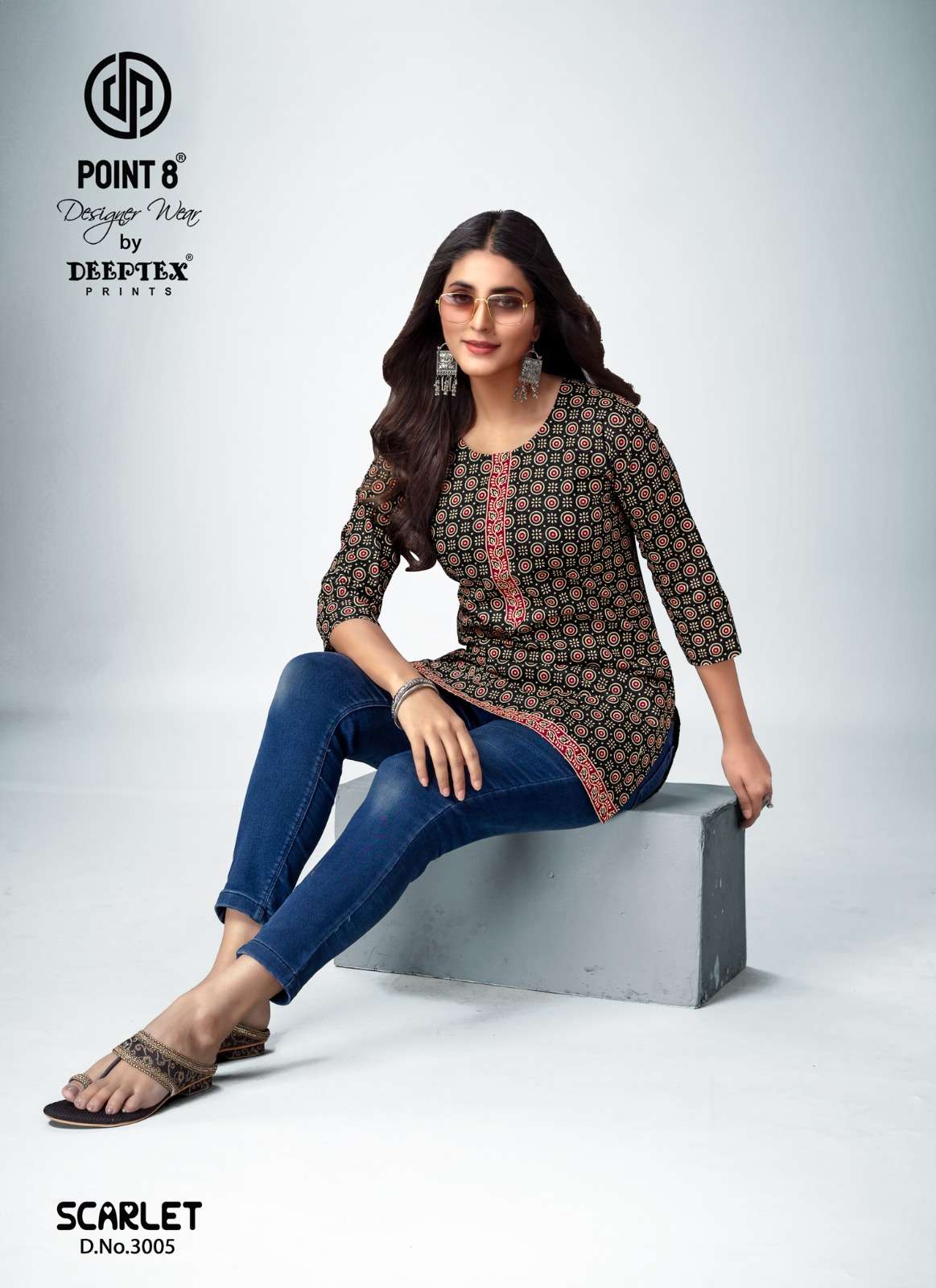 Deeptex Scarlet Vol-3 – Short Tops Wholesale Catalog