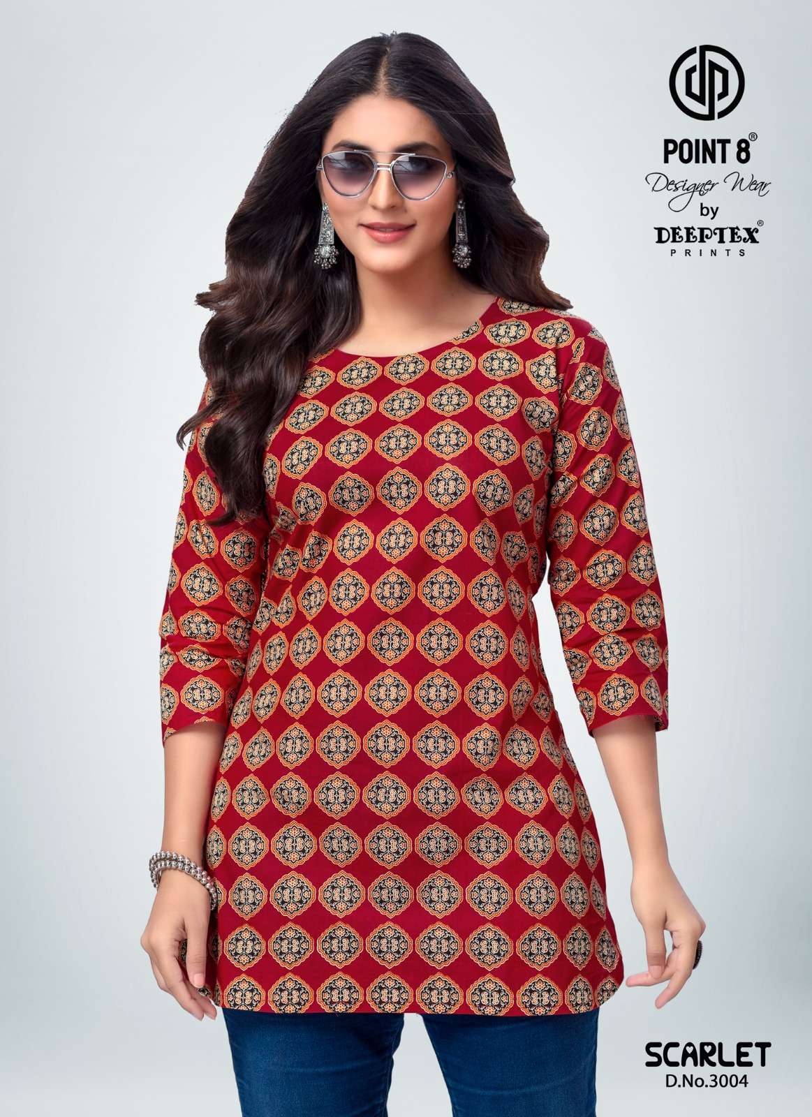 Deeptex Scarlet Vol-3 – Short Tops Wholesale Catalog