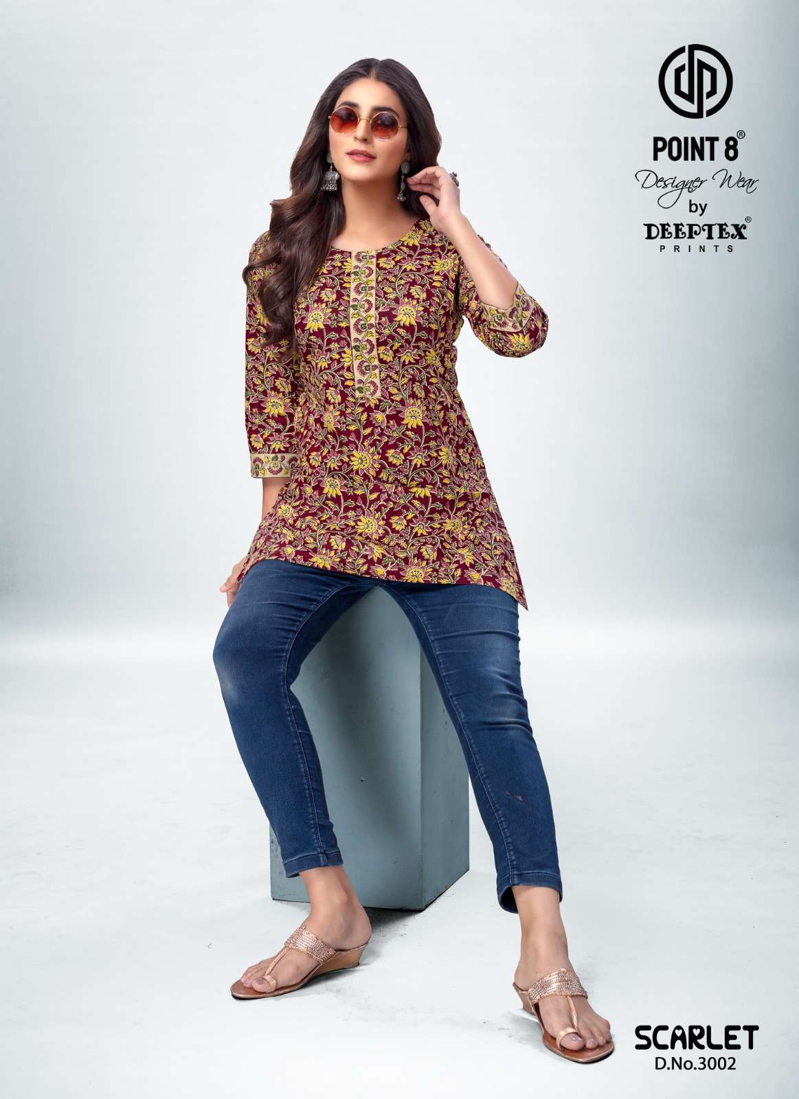 Deeptex Scarlet Vol-3 – Short Tops Wholesale Catalog