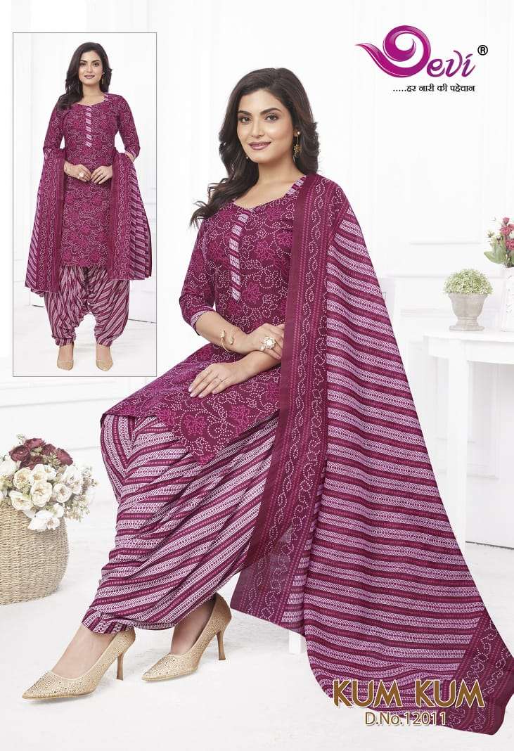 Devi Kumkum Patiyala Vol-12 – Readymade With Inner Wholesale Catalog