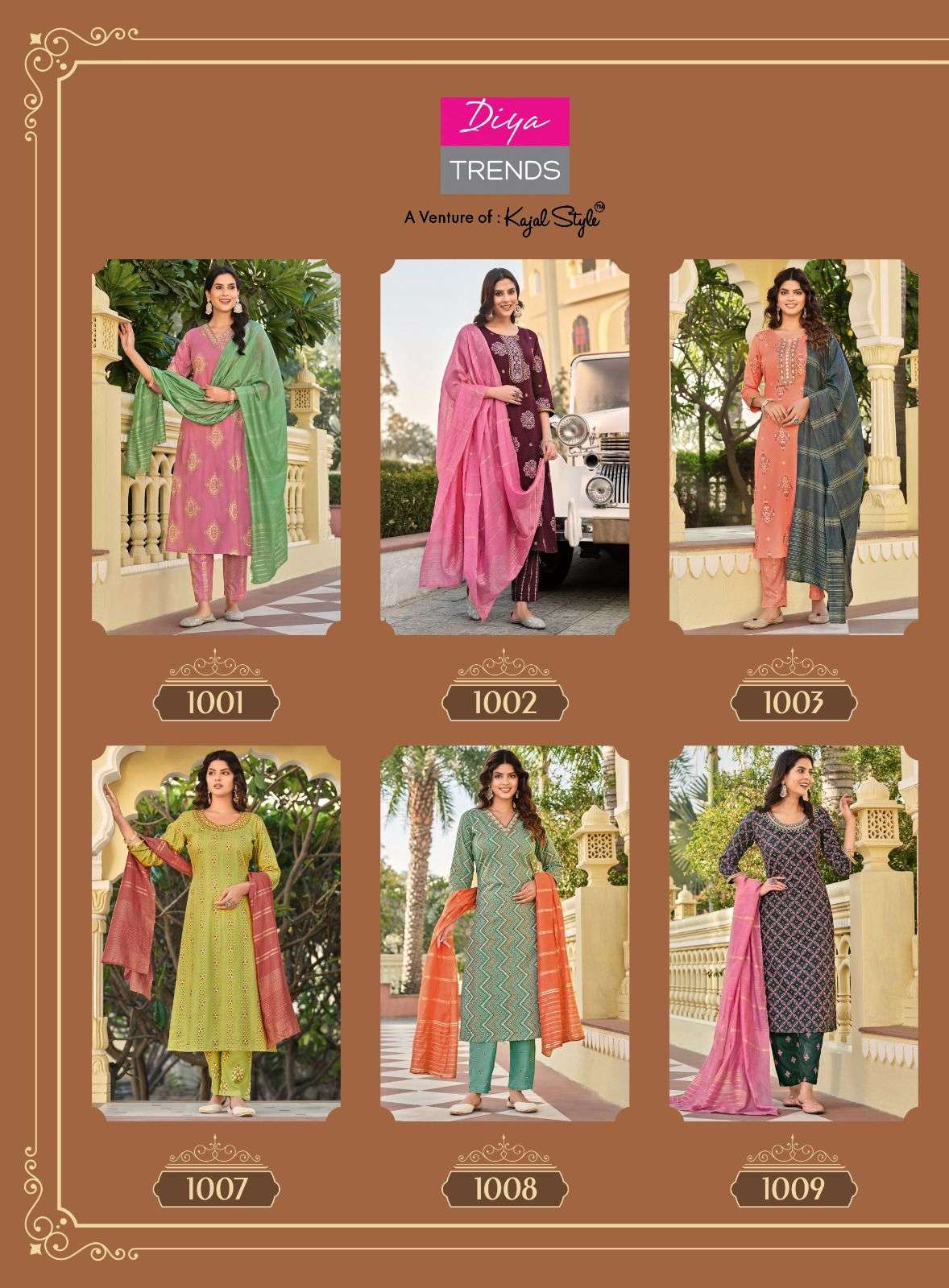 DIYA TRENDS SANGINI VOL.1 Kurti Wholesale catalog