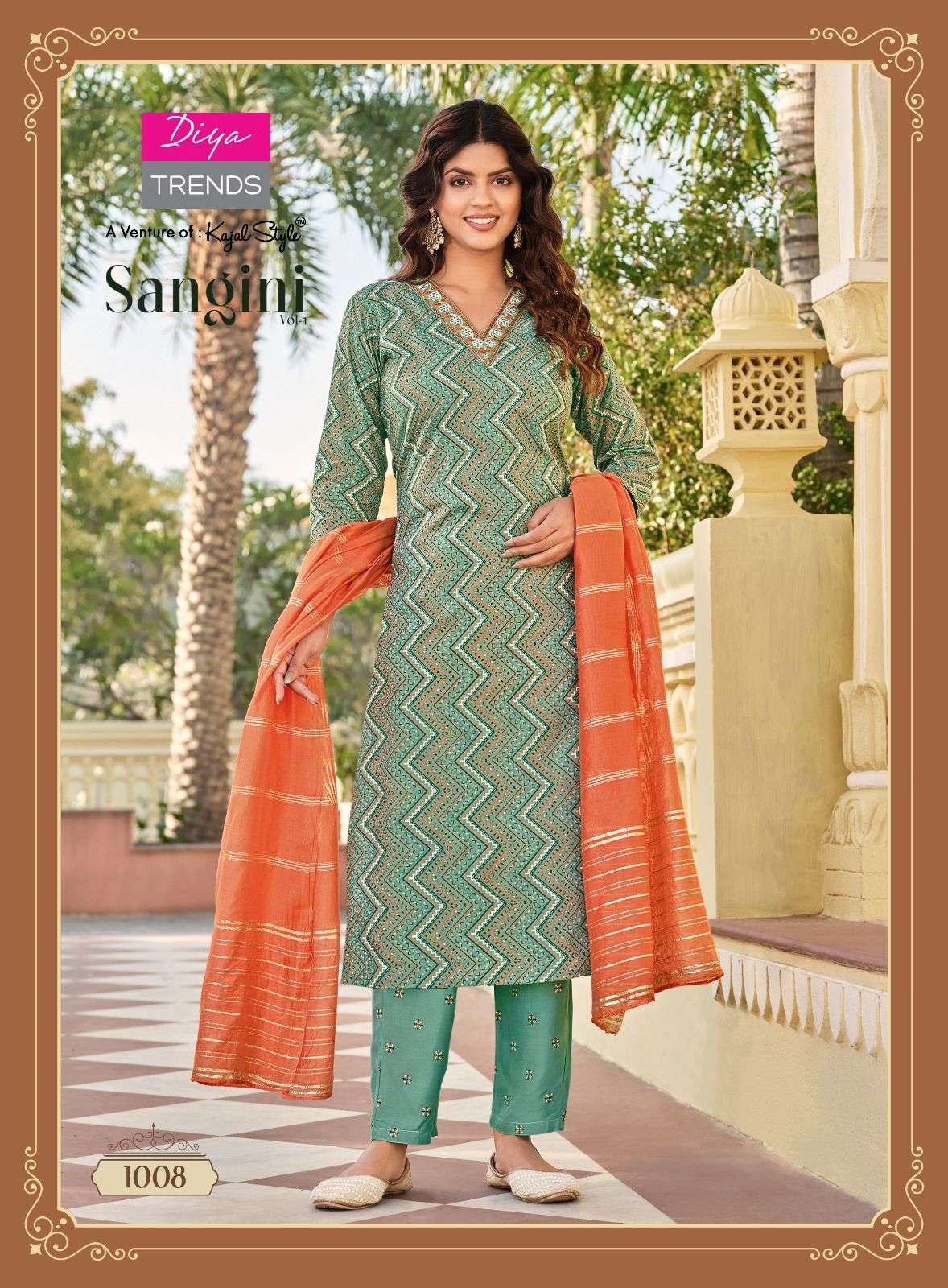 DIYA TRENDS SANGINI VOL.1 Kurti Wholesale catalog
