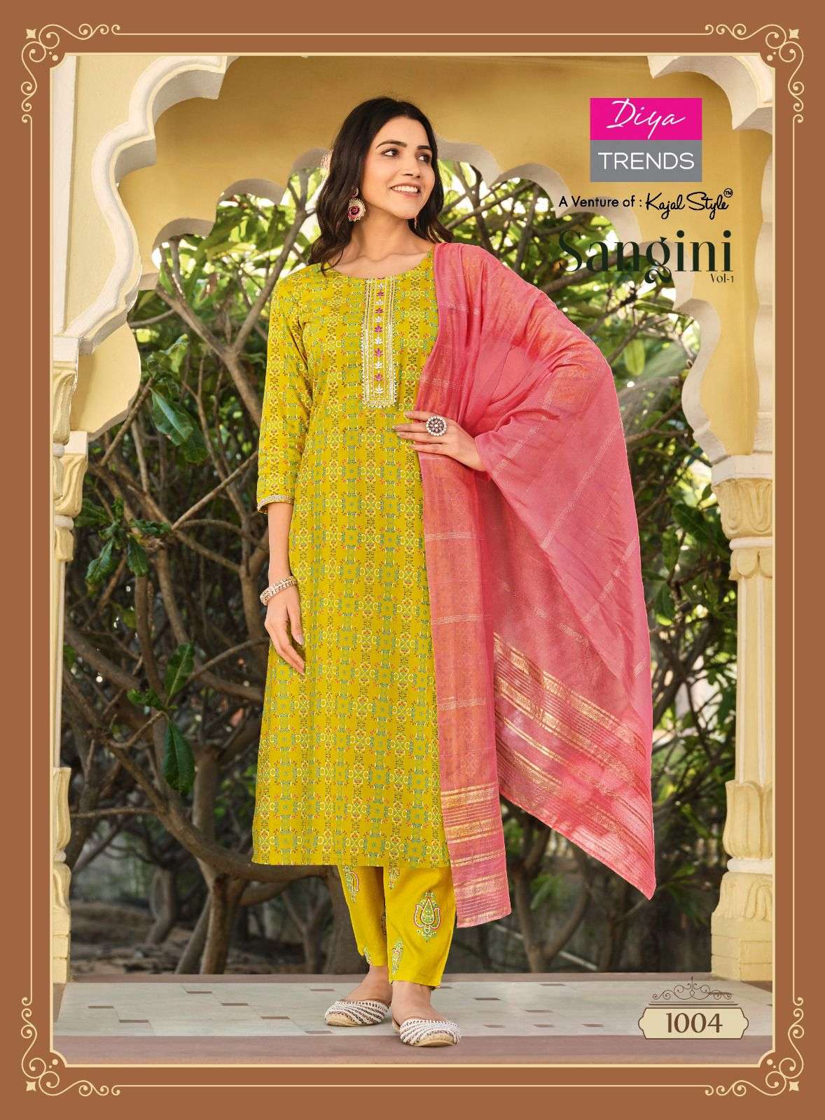 DIYA TRENDS SANGINI VOL.1 Kurti Wholesale catalog