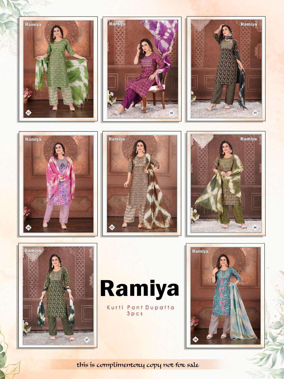 FASHION TALK RAMIYA vol -1 Kurti Wholesale catalog