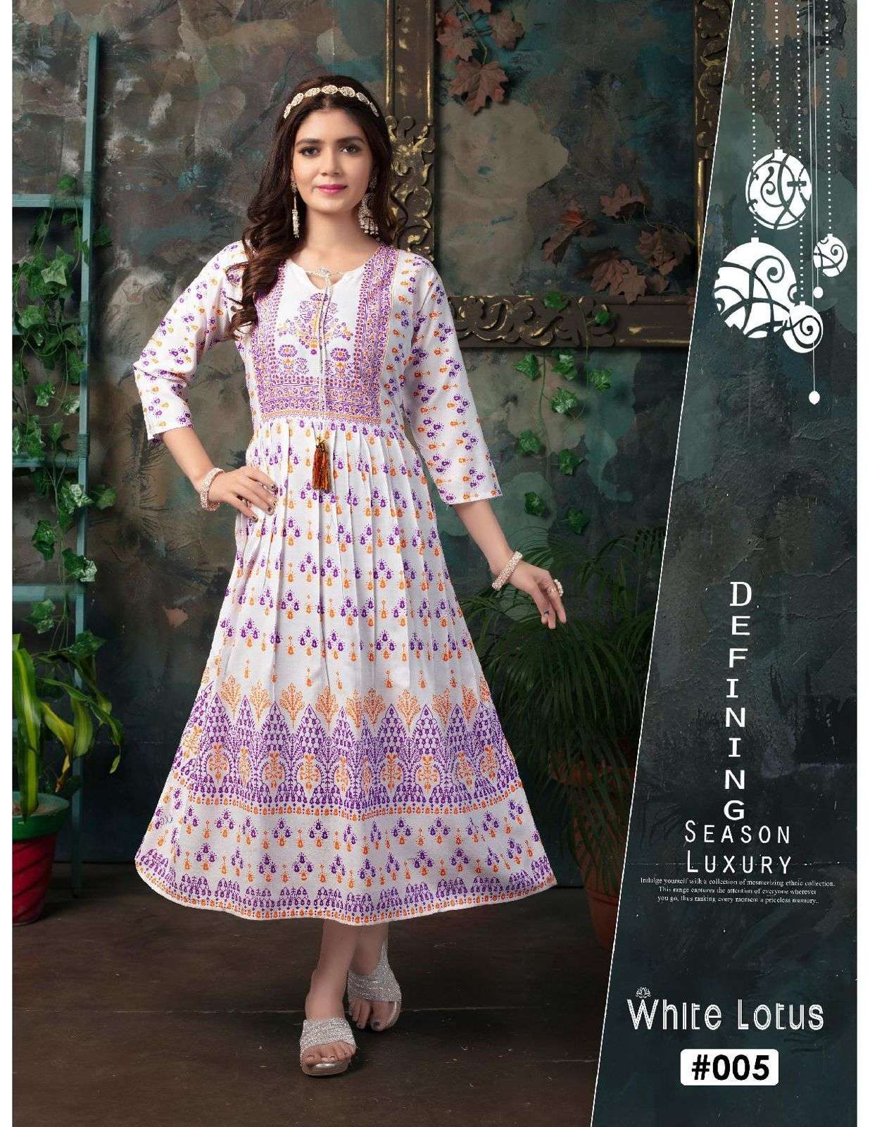 FASHION TALK WHITE LOTUS Kurti Wholesale catalog