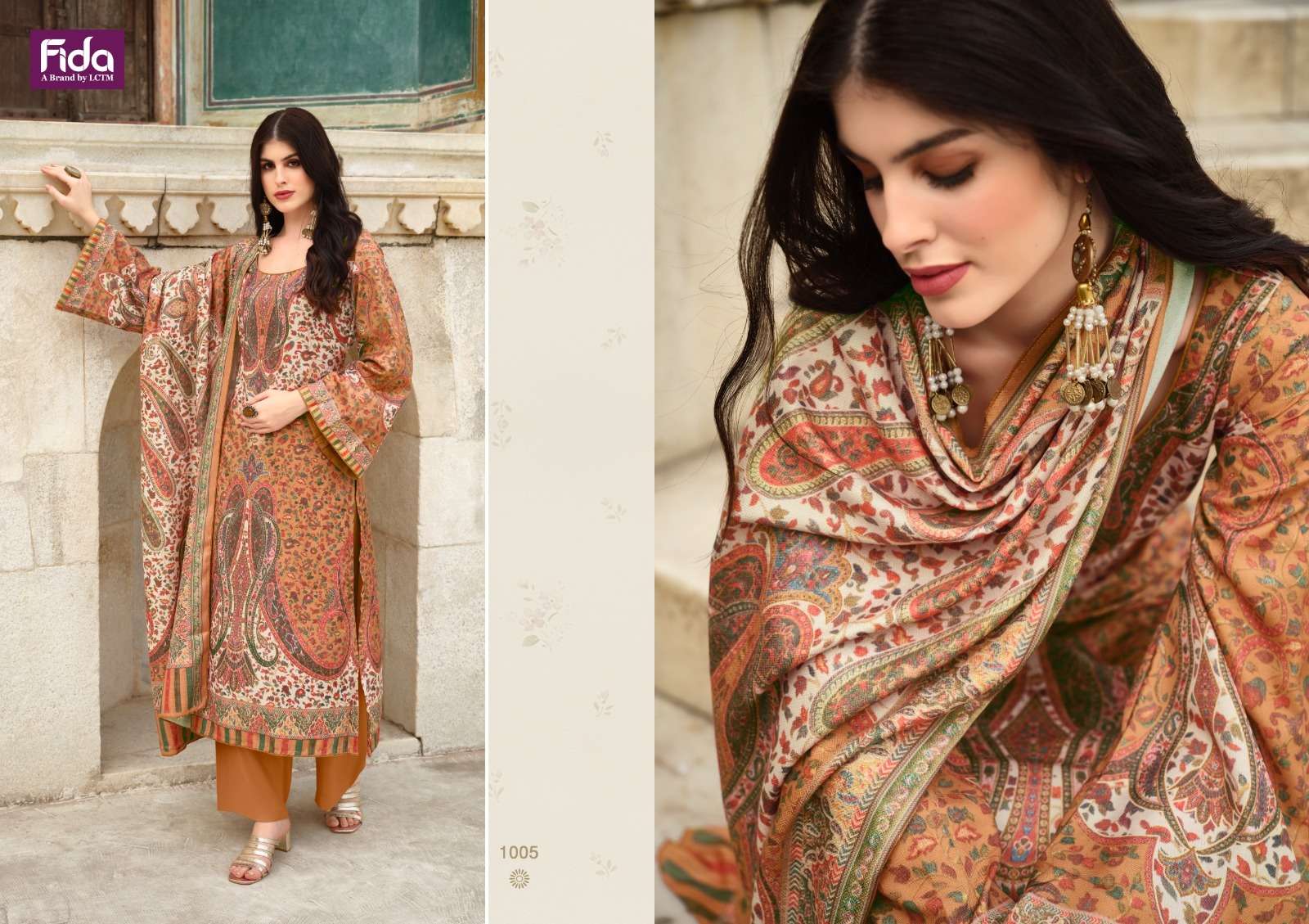 Fida Anahat Digital Blended Cotton Dress Material Wholesale catalog