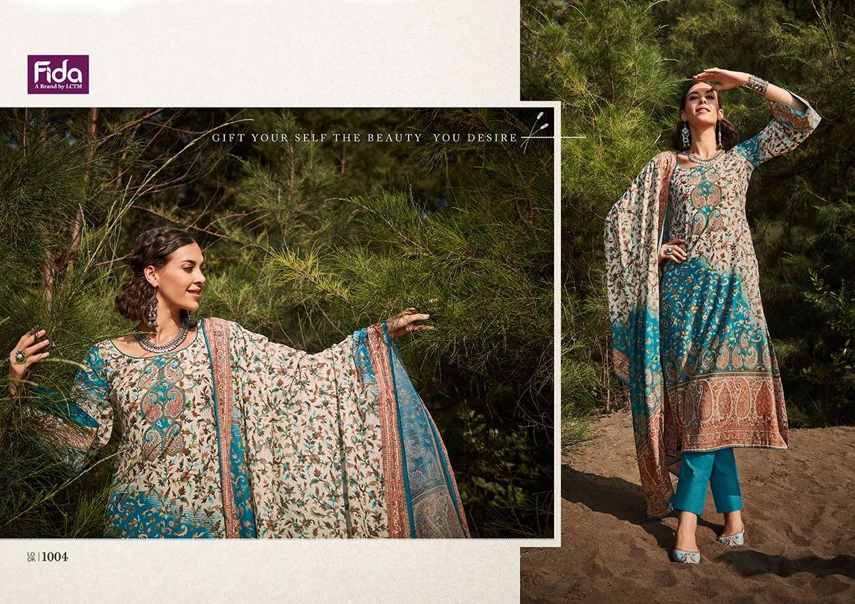 Fida Avnoor Digital Cotton Dress Material Wholesale catalog