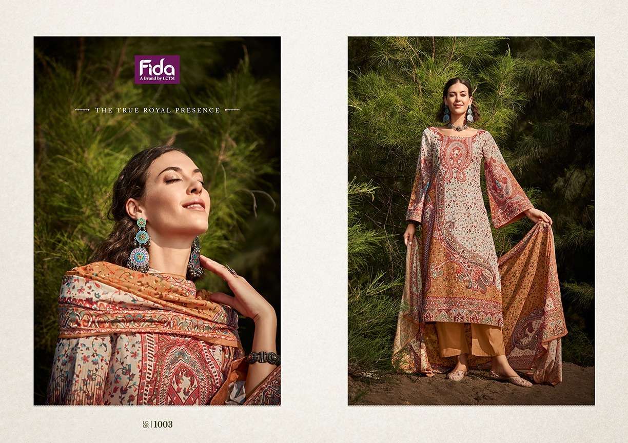 Fida Avnoor Digital Cotton Dress Material Wholesale catalog