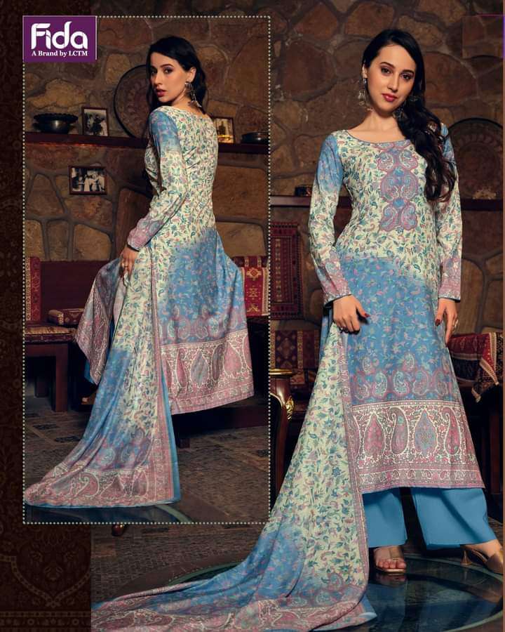 Fida Heritage Digital Cotton Dress Material Wholesale catalog