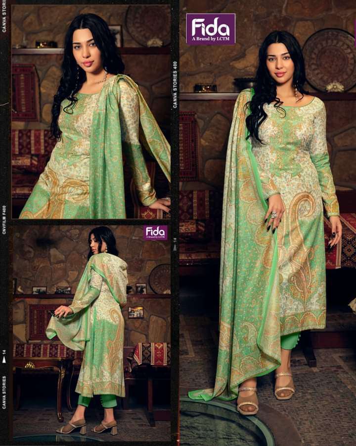 Fida Heritage Digital Cotton Dress Material Wholesale catalog