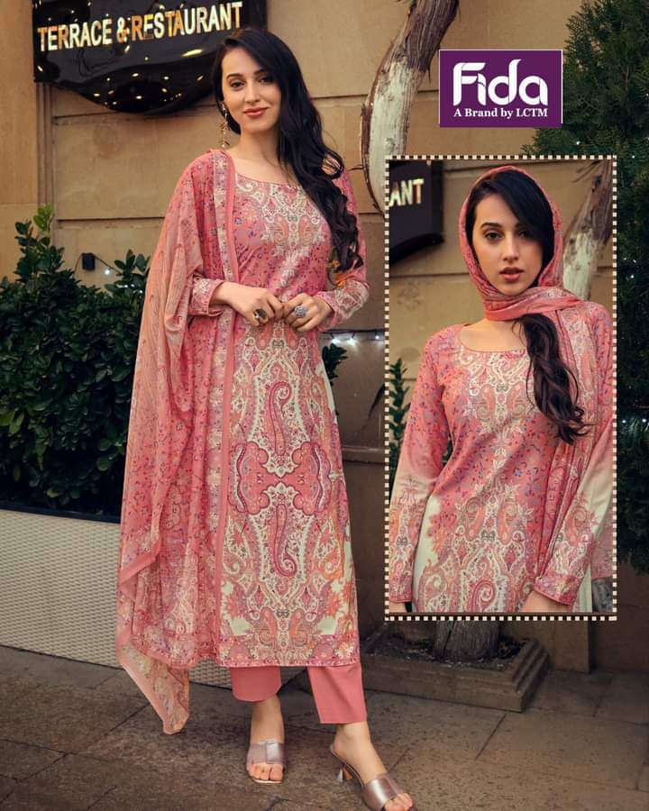 Fida Heritage Digital Cotton Dress Material Wholesale catalog