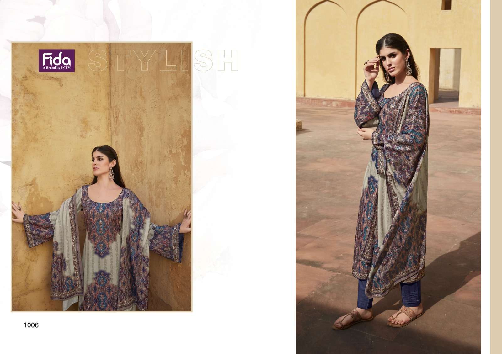 Fida Samantha Printed Cotton Dress Material Wholesale catalog