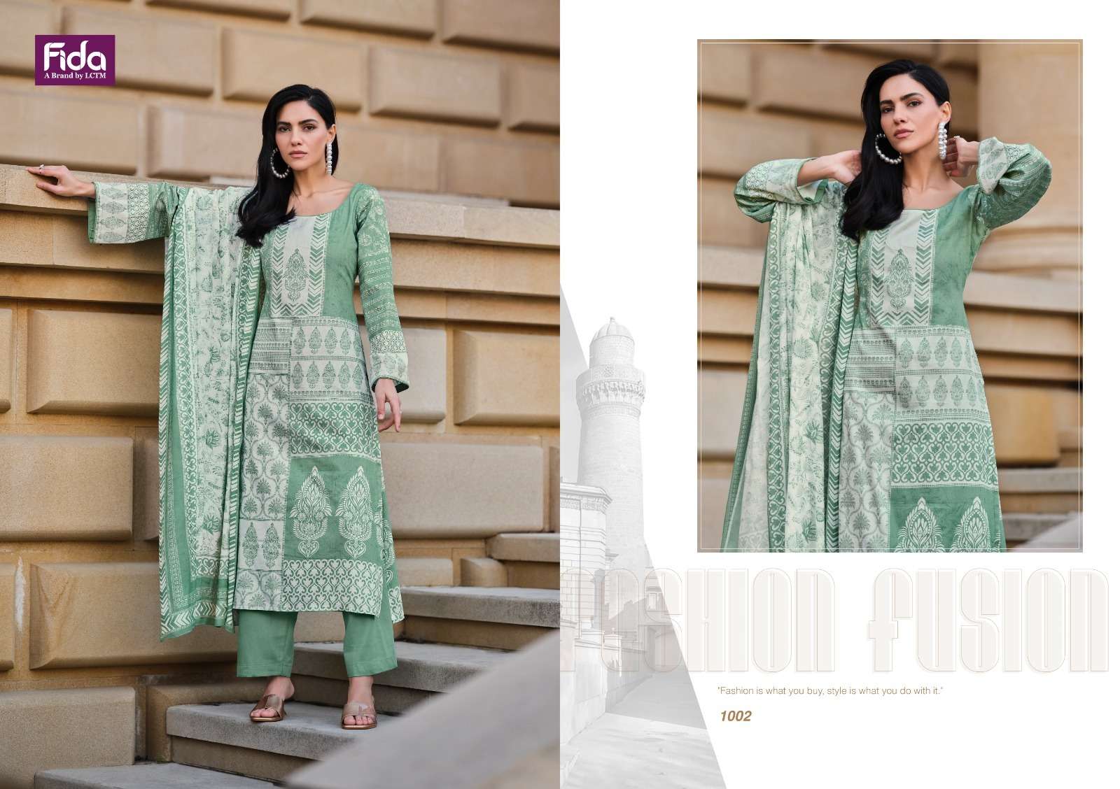 Fida Vagmi Digital Cotton Dress Material Wholesale catalog