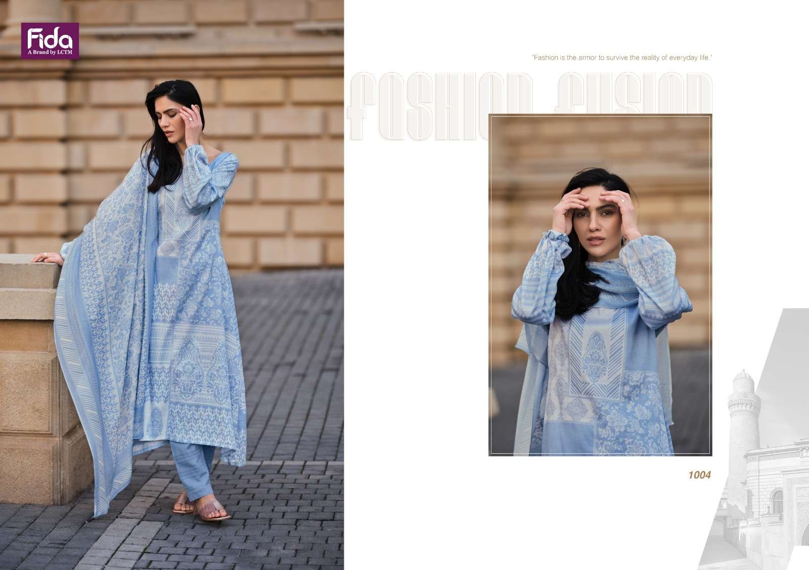 Fida Vagmi Digital Cotton Dress Material Wholesale catalog