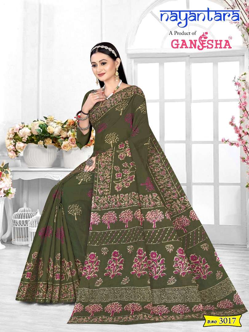 Ganesha Nayantara Vol-3 – Cotton Sarees Wholesale Catalog
