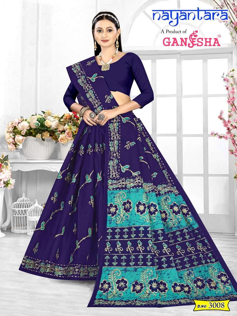 Ganesha Nayantara Vol-3 – Cotton Sarees Wholesale Catalog