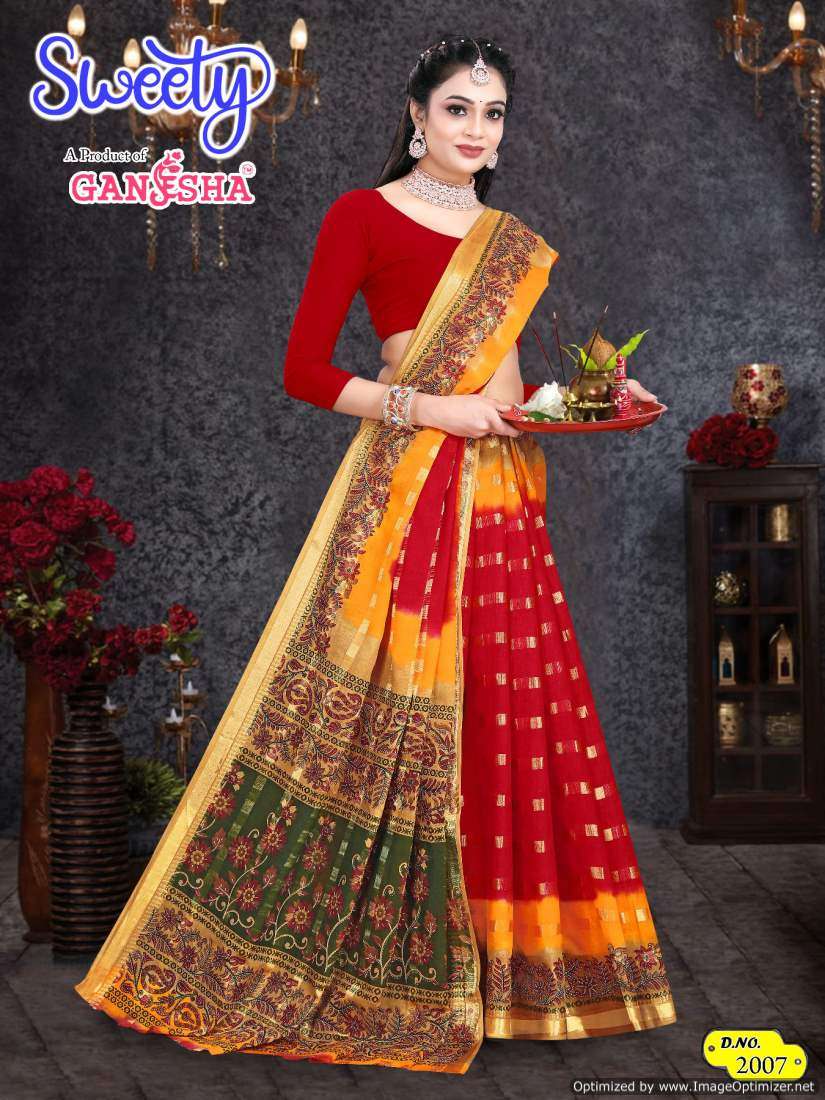 Ganesha Sweety Vol-2 – Cotton Sarees - Wholesale Catalog