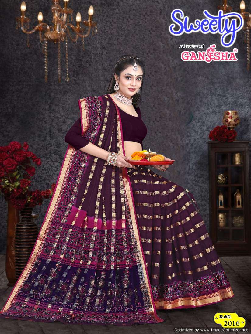 Ganesha Sweety Vol-2 – Cotton Sarees - Wholesale Catalog