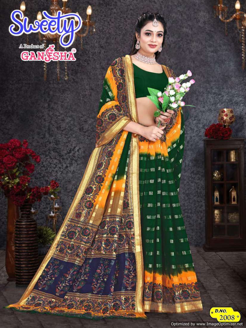 Ganesha Sweety Vol-2 – Cotton Sarees - Wholesale Catalog