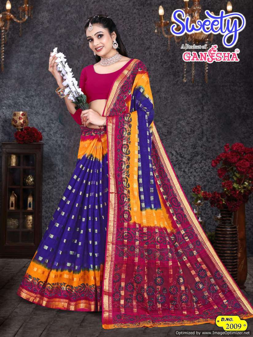 Ganesha Sweety Vol-2 – Cotton Sarees - Wholesale Catalog